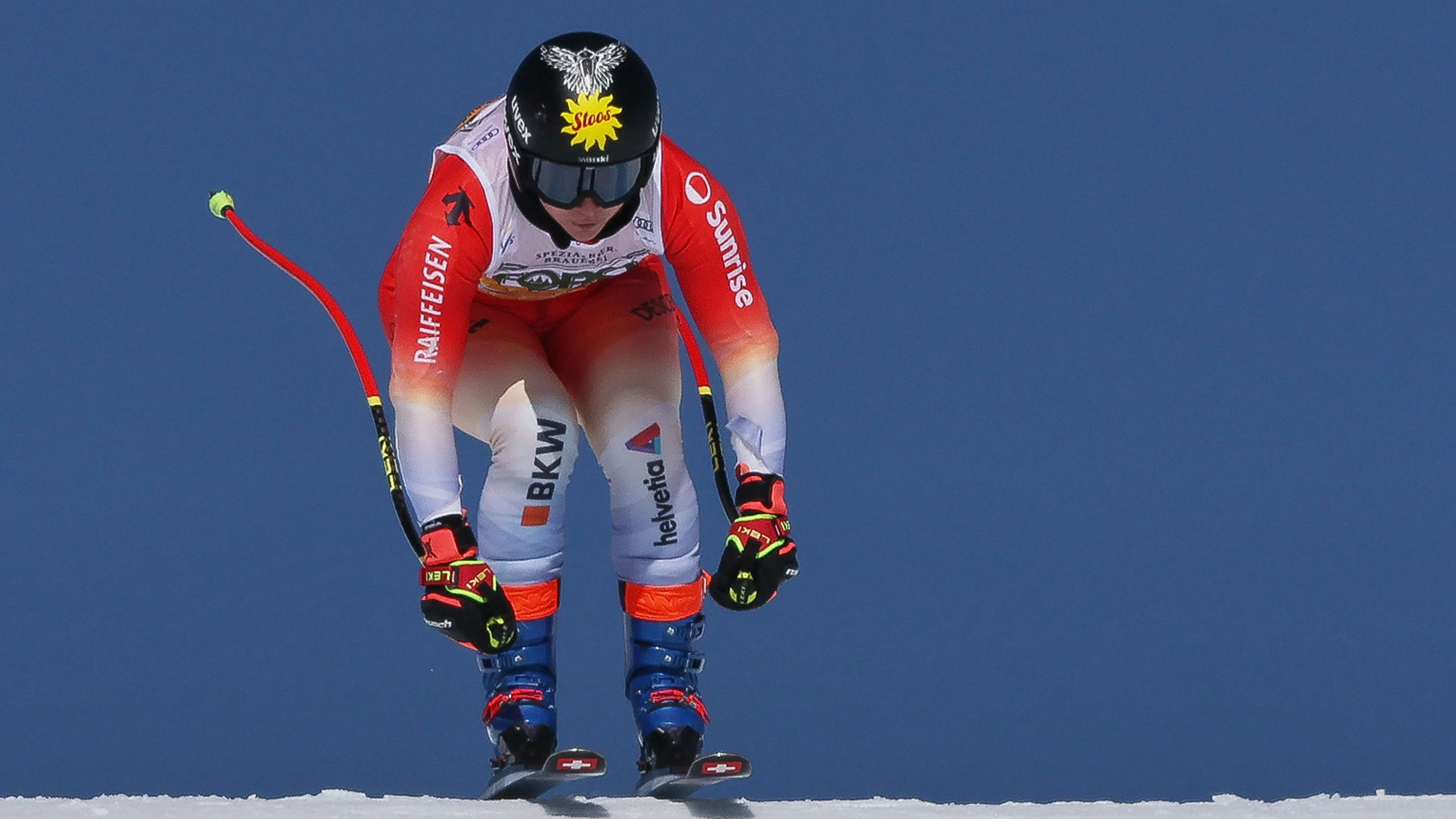 VAL DI FASSA,ITALY,04.MAR.26 - ALPINE SKIING - FIS World Cup, downhill, training, ladies. Image shows Jasmina Suter (SUI). Photo: GEPA pictures/ Thomas Bachun