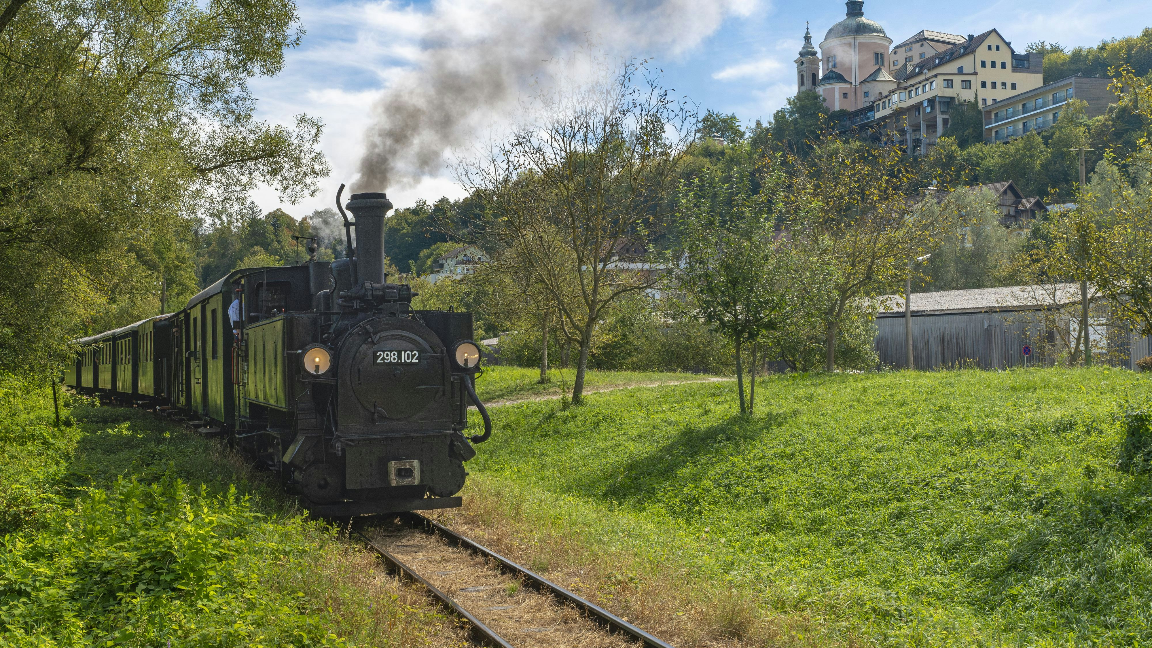 Heute.at - Beim Hund-Anleinen! Museumsbahn erfasst Frau