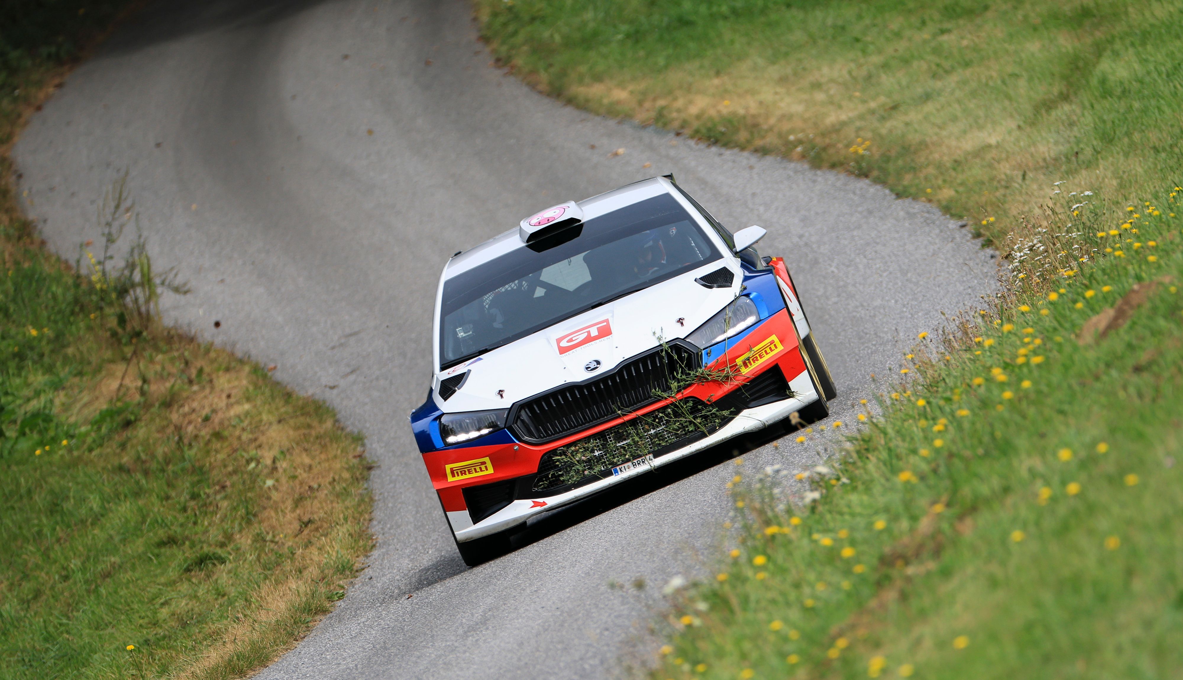 Albert von Thurn und Taxis war mit Jara Hain im Skoda Fabia RS Rally2 unterwegs.