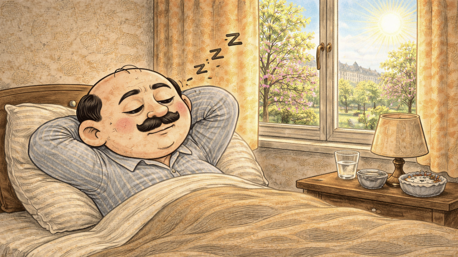 Komischer Kauz: Worum verlässt Herlicek heute nicht das Bett?