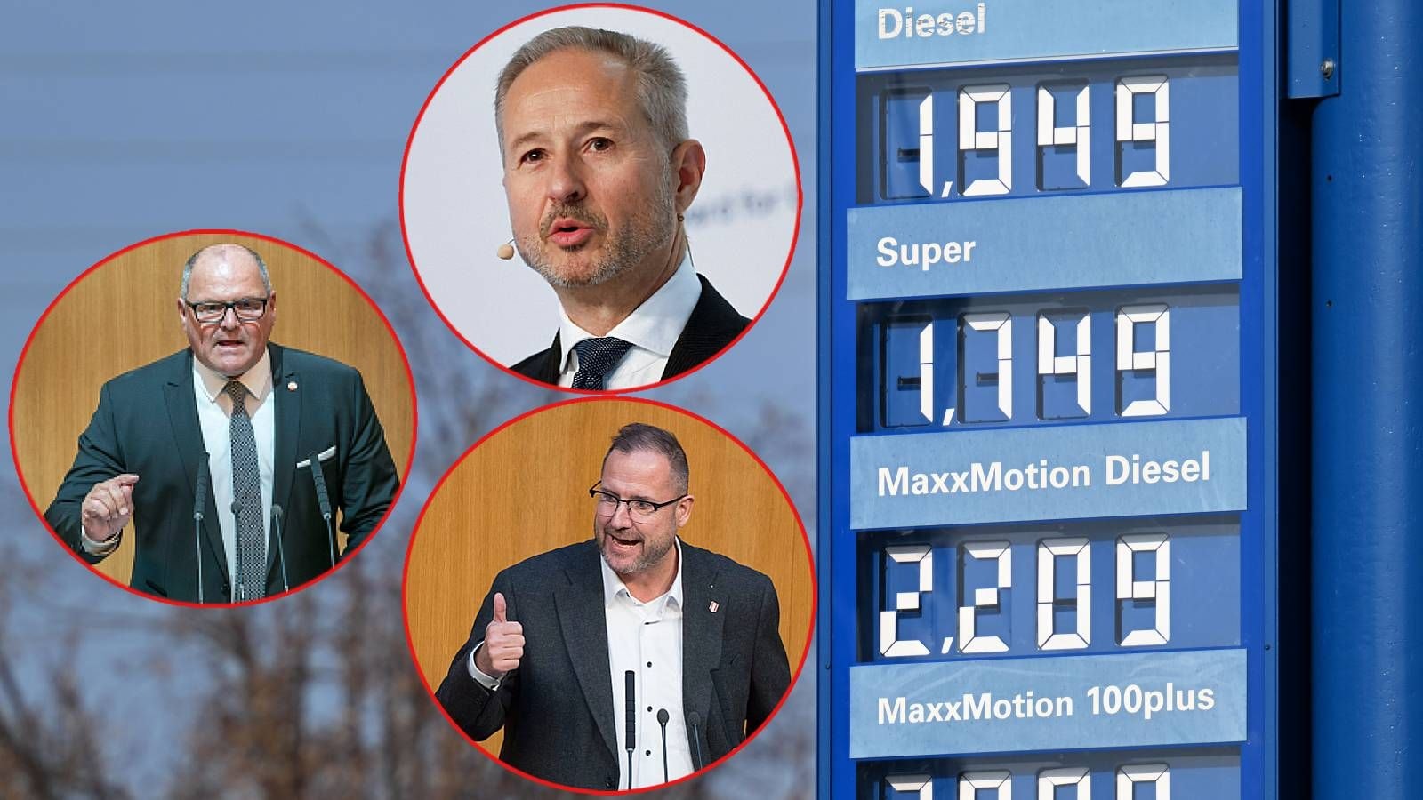 Die steigenden Spritpreise sorgen für politischen Streit über mögliche Gegenmaßnahmen.