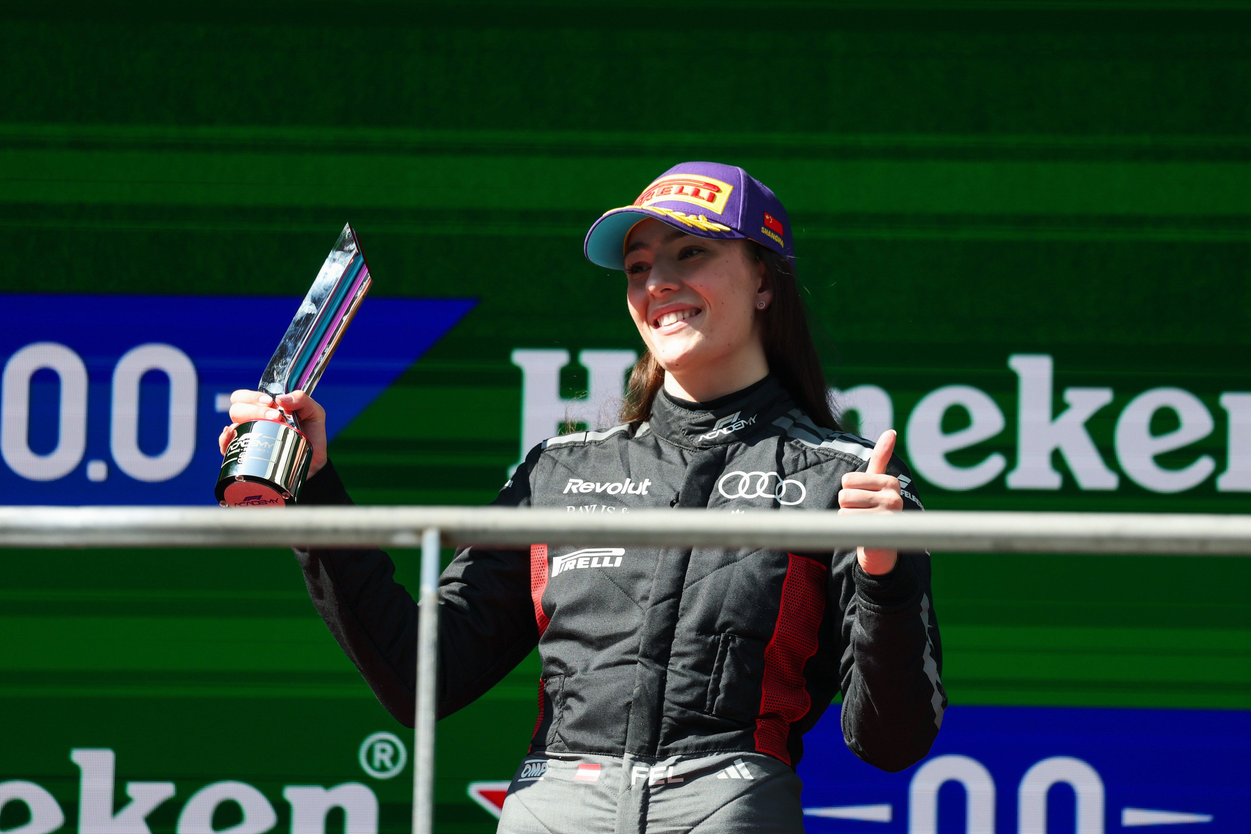 Emma Felbermayr darf jubeln.