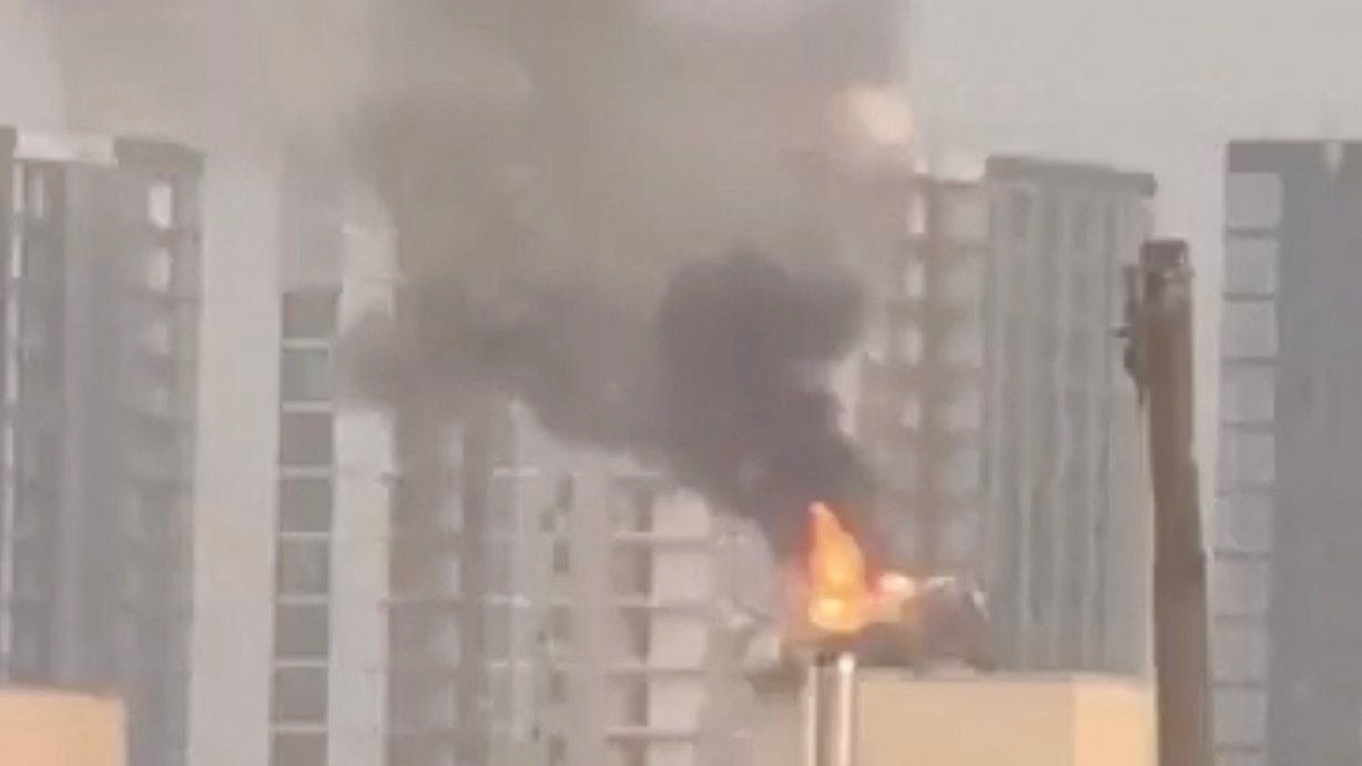 Mehrere Explosionen bei Drohnenangriff auf US-Botschaft.