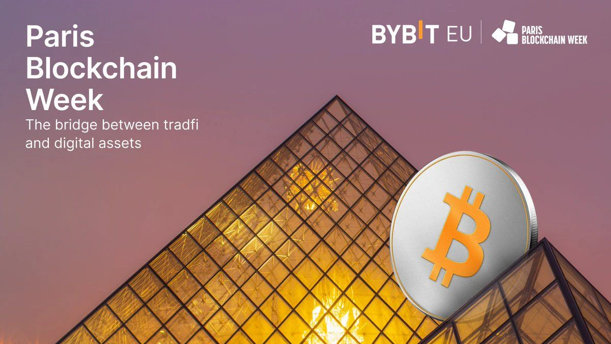 Bybit EU ist Hauptsponsor der Paris Blockchain Week.