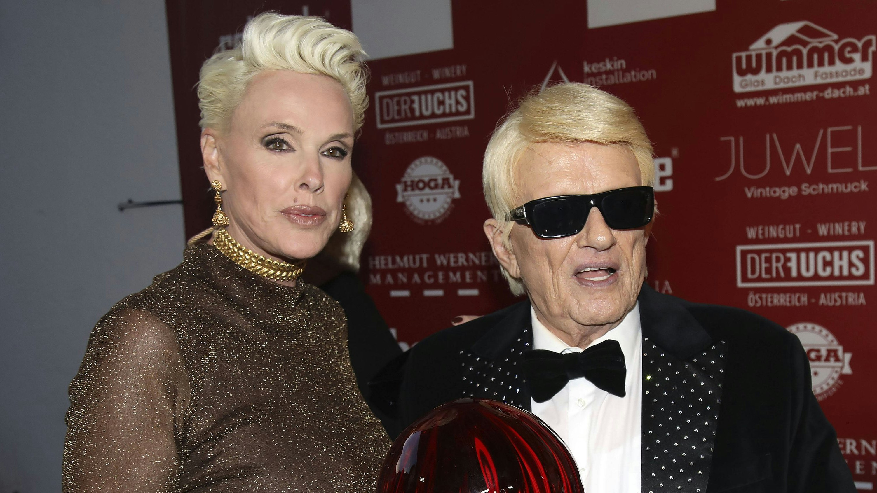 Brigitte Nielsen und Heino bei der Premiere seiner Dokuserie.