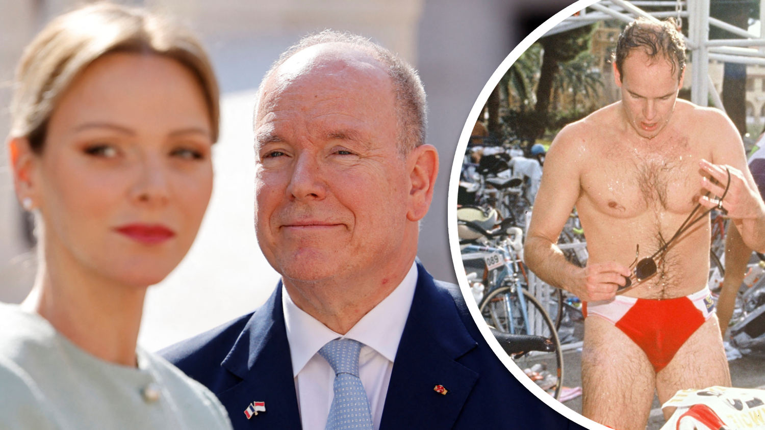 Fürst Albert hat sich ein wenig verändert seit seinen sportlichen Tagen als junger Mann.