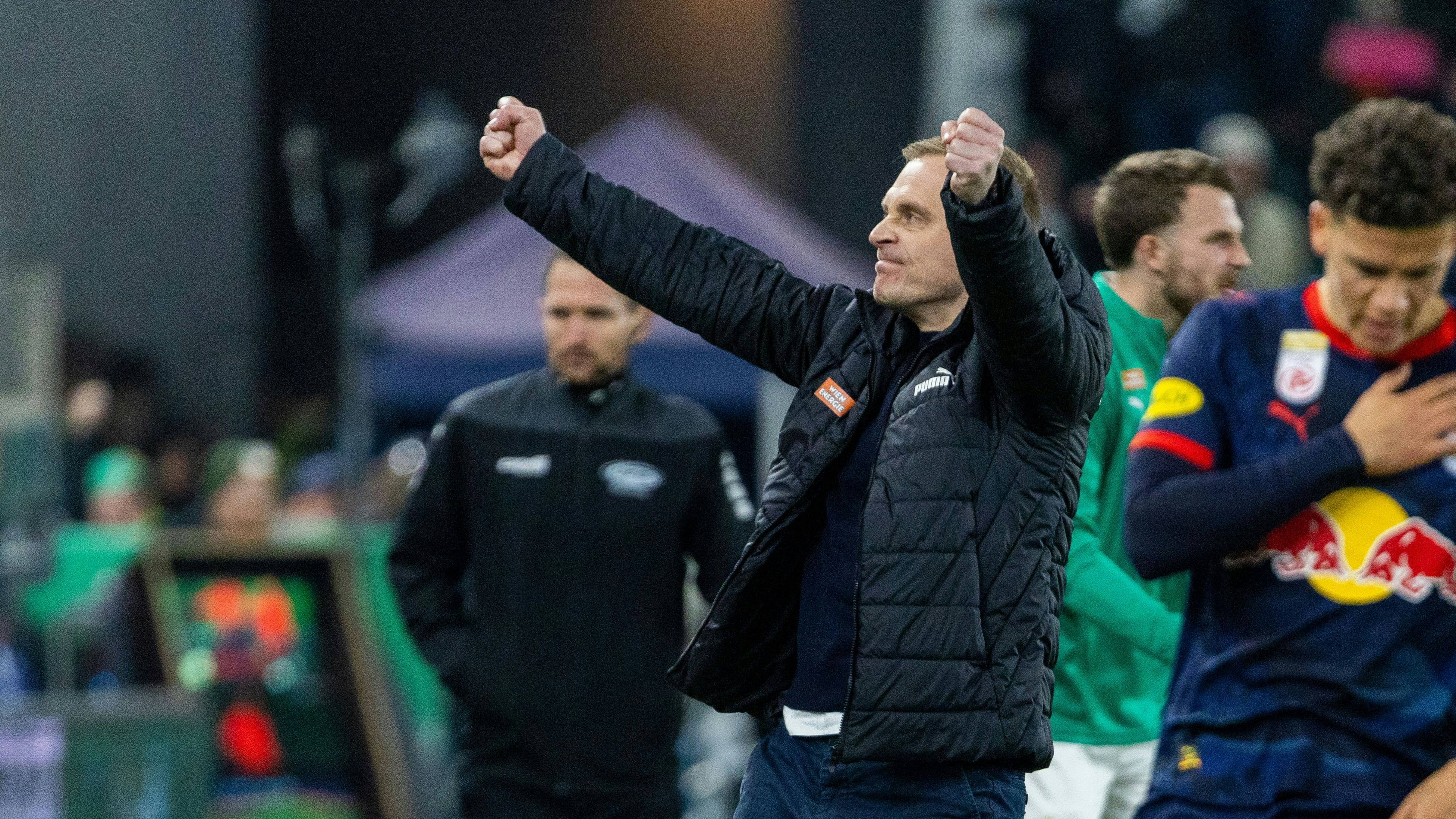 Rapid-Trainer Hoff Thorup spürt Aufwind.