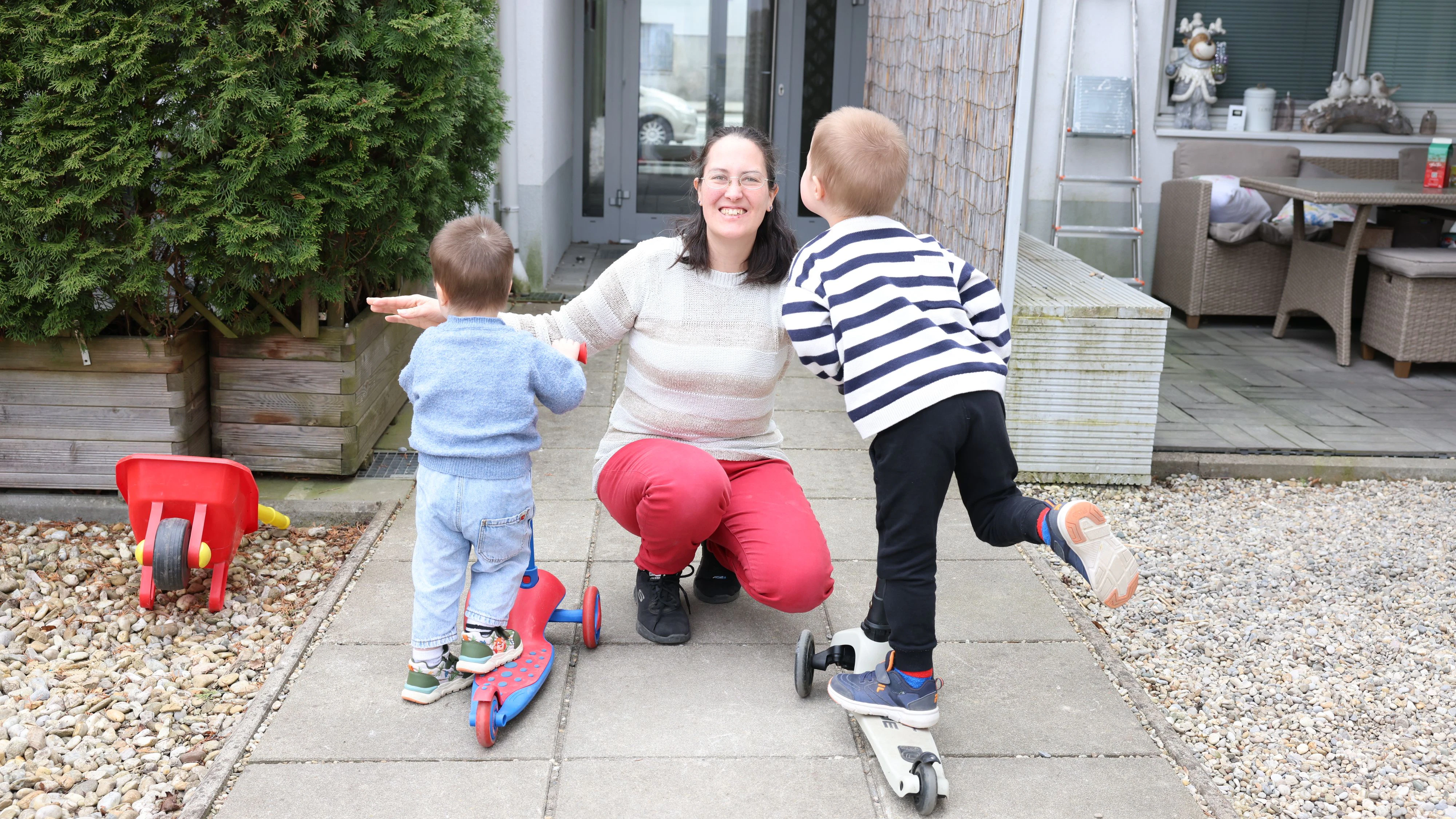 Während der Karenz hat Irina P. begonnen, sich beruflich weiterzubilden.
