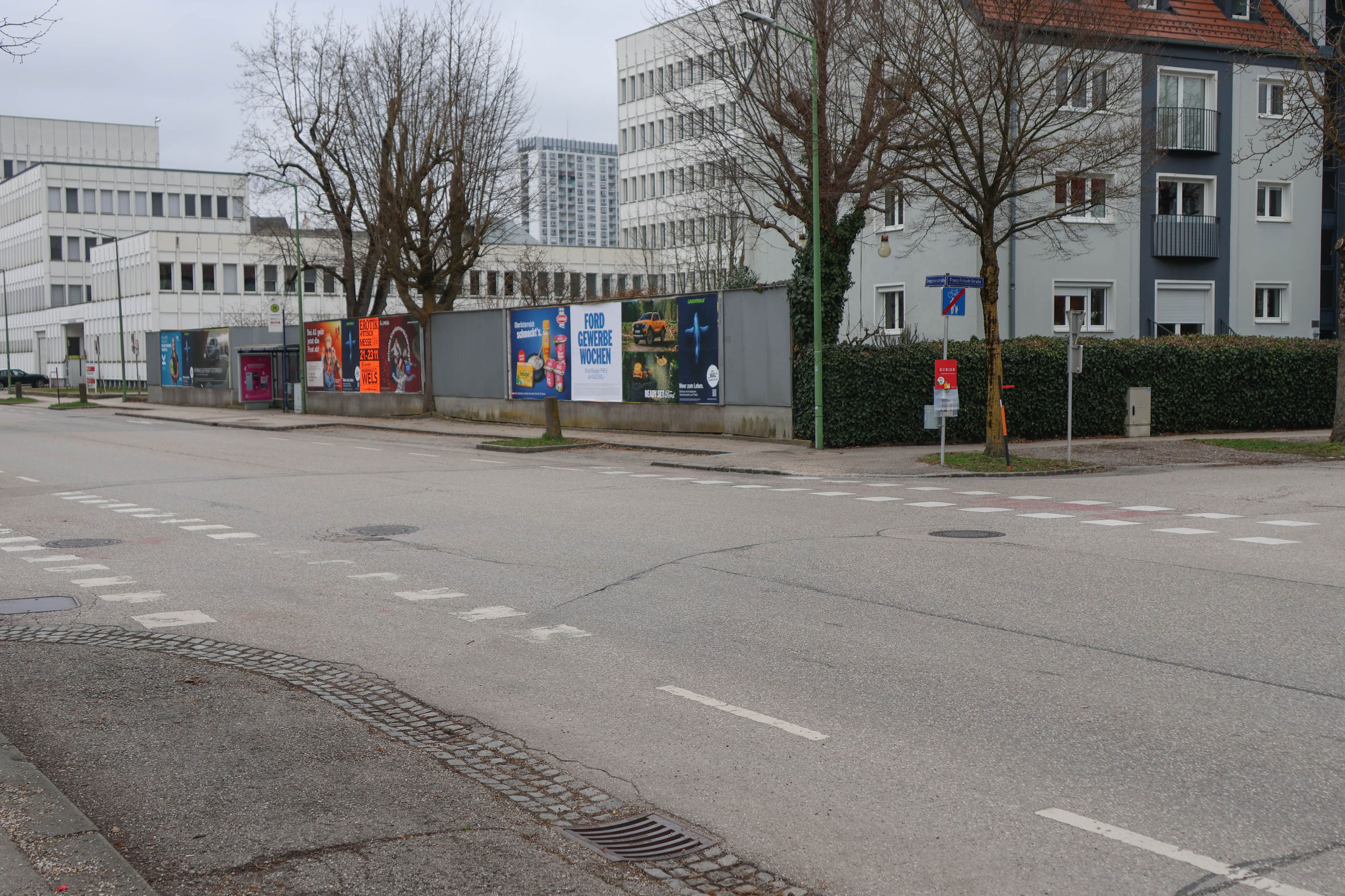 Auf diese Kreuzung passierte der folgenschwere Unfall.