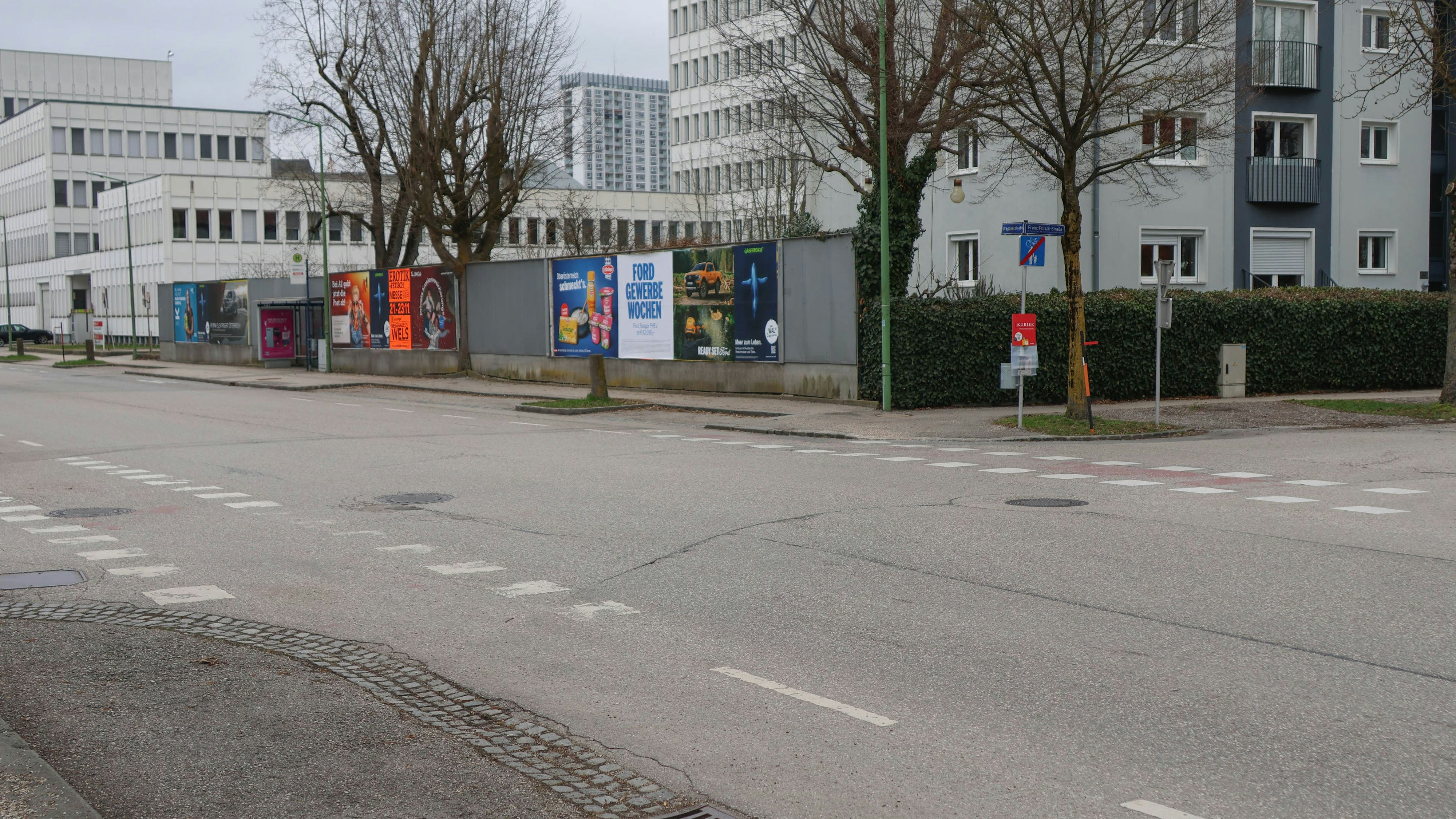 Auf diese Kreuzung passierte der folgenschwere Unfall.