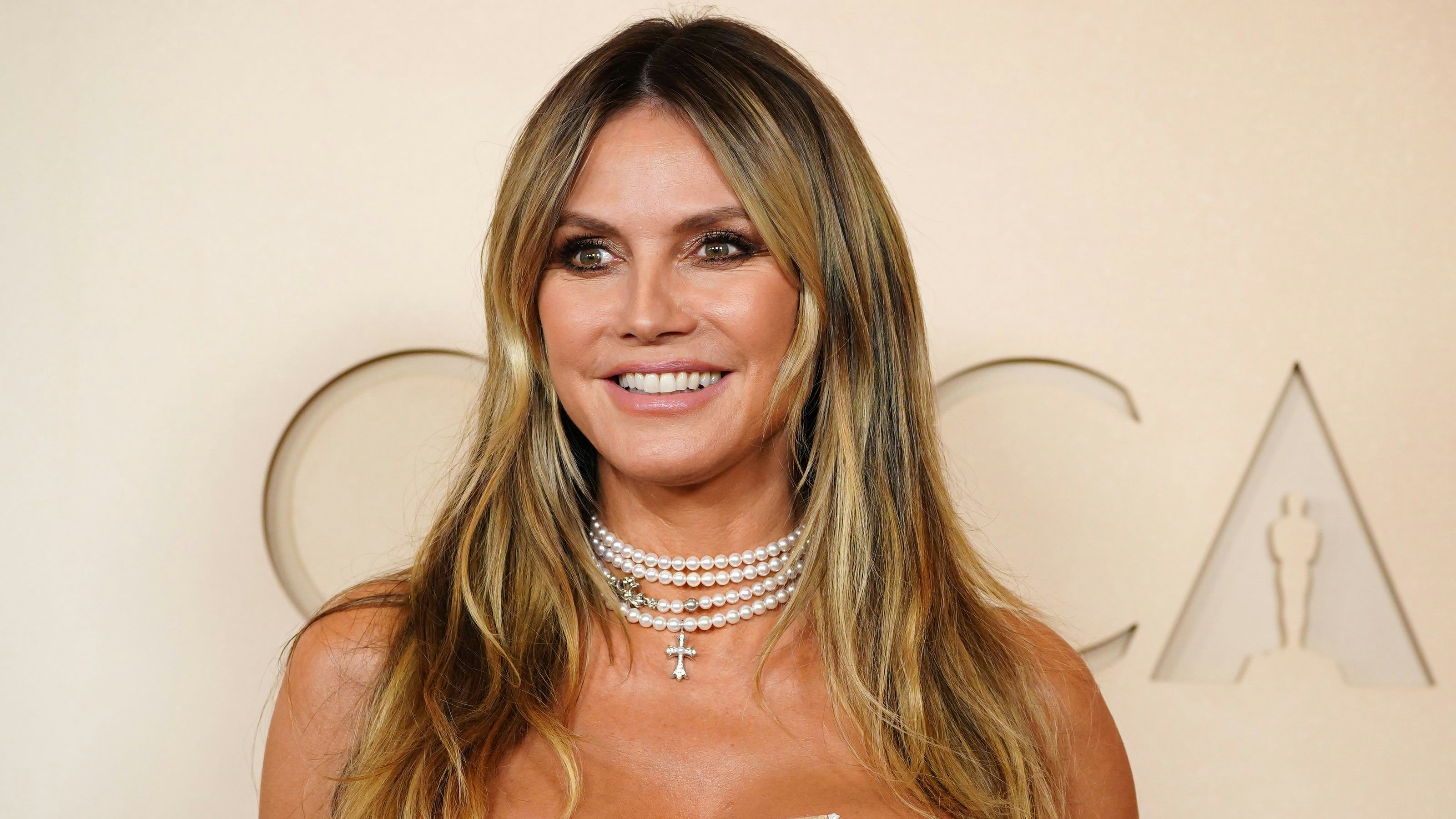 Heidi Klum arrives at the Oscars on Sunday, March 15, 2026, at the Dolby Theatre in Los Angeles. (Photo by Jordan Strauss/Invision/AP)