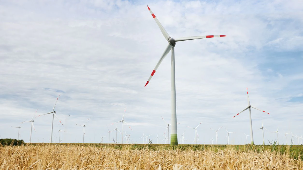 Symbolbild von Windrädern