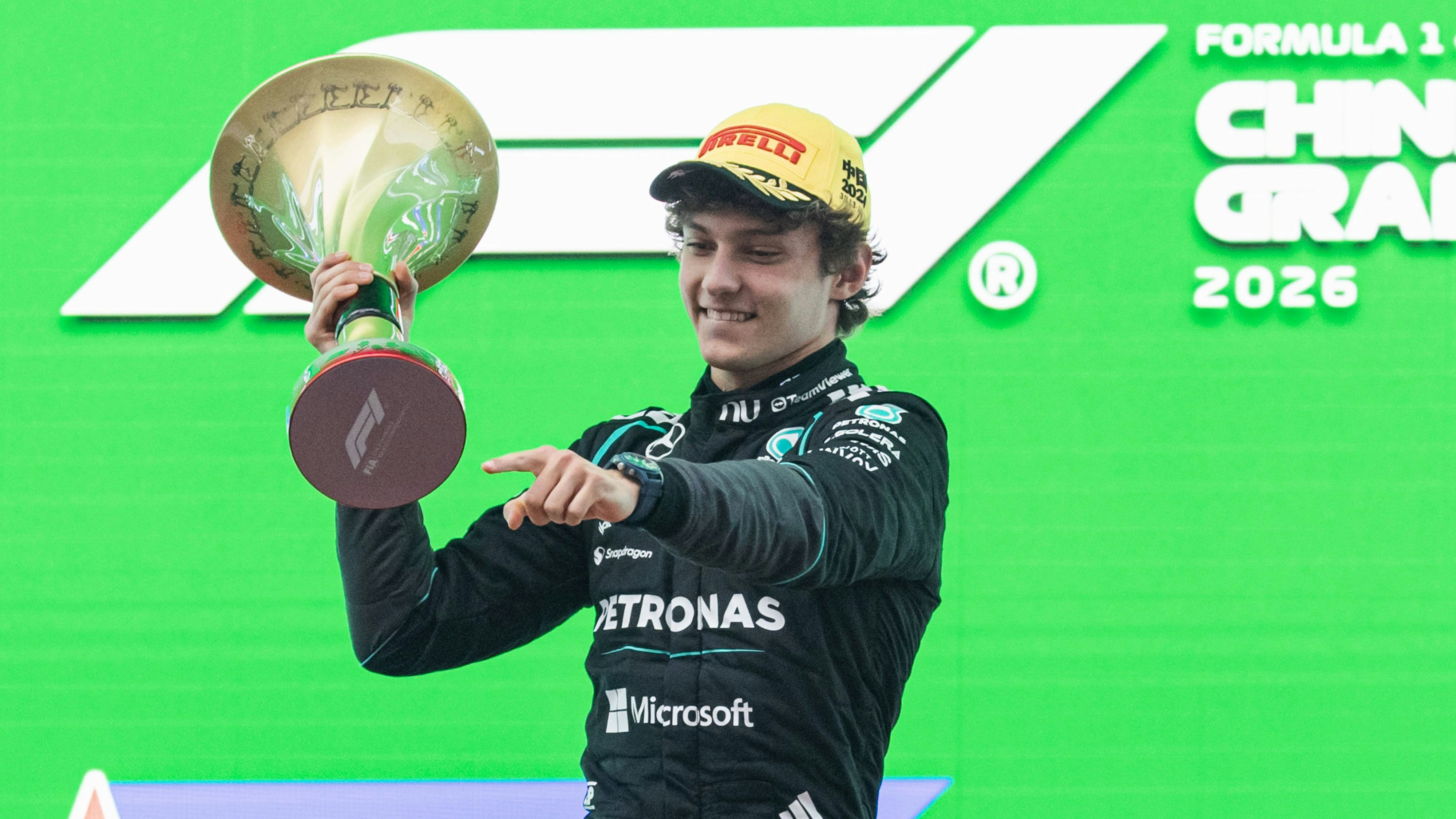 Kimi Antonelli holte sich seinen ersten F1-Sieg. 