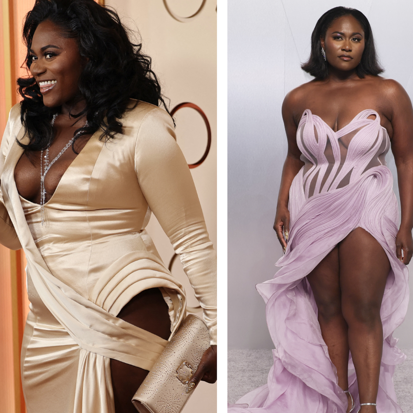 Danielle Brooks fiel bei den Oscars gleich doppelt modisch auf.