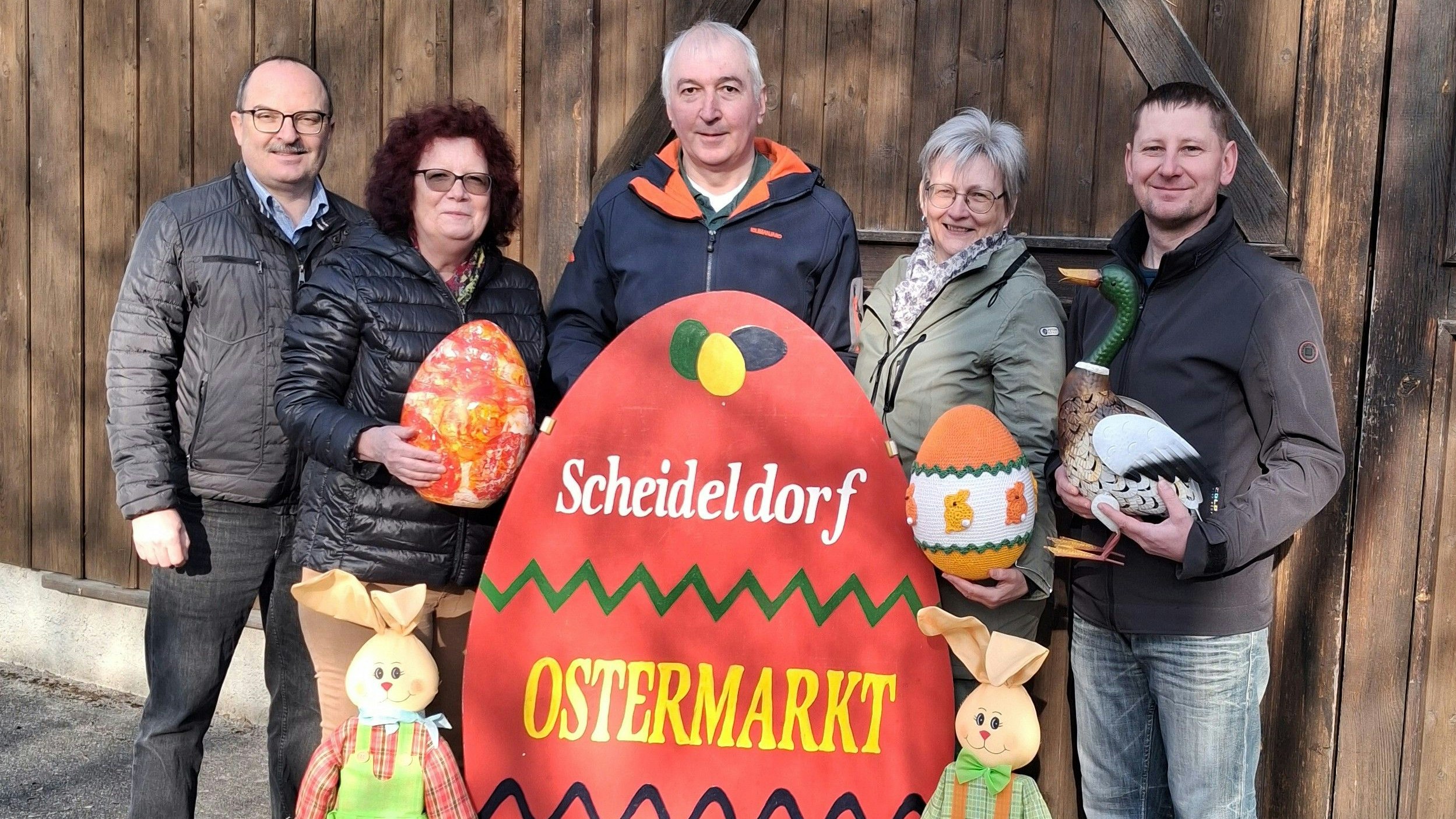 v.l.n.r.: Manfred Rabl, Romana Hartner, Obmann Hermann Kampf, Christa Schöllbauer und Obmann-Stv. Roland Kaburek