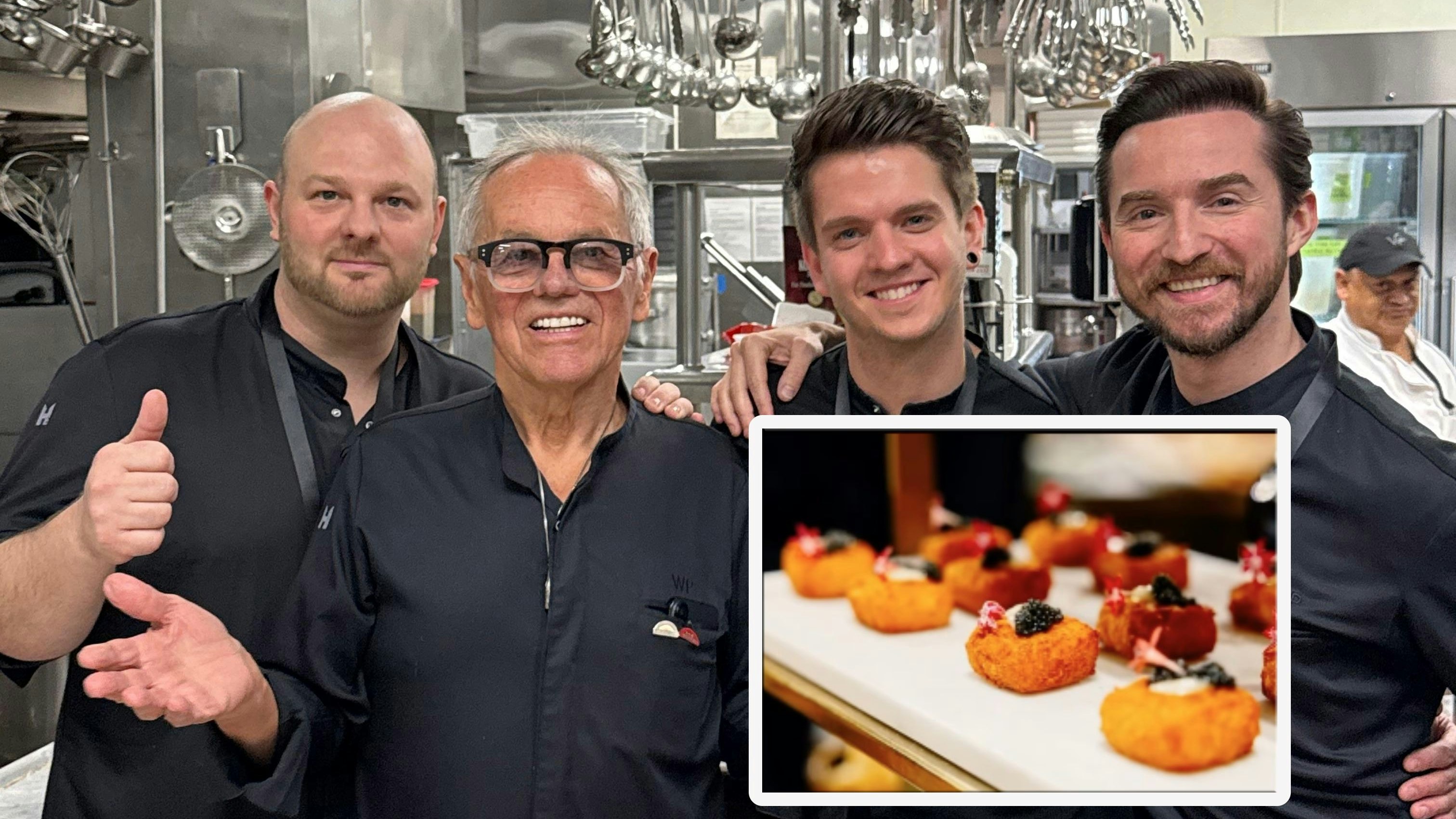 Heute.at - Schmeckt das? Backhendl mit Kaviar für die Oscar-Sieger