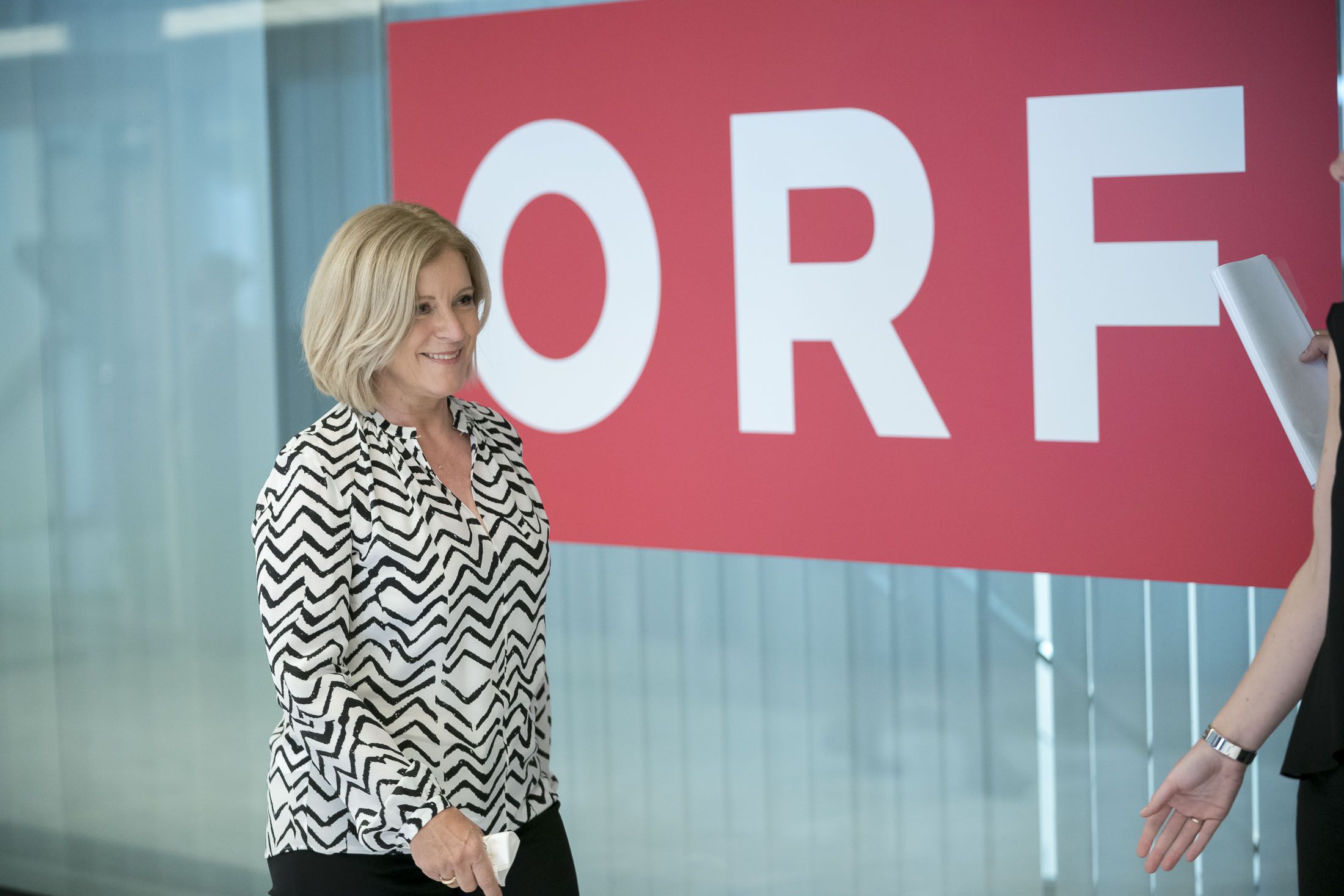 Ingrid Thurnher sprach jetzt vor der Redaktionsversammlung des ORF.