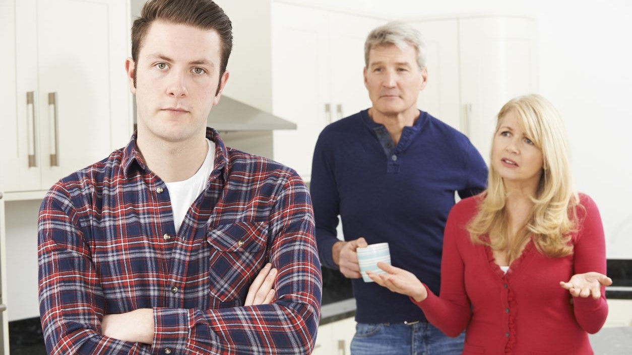 Mature Parents Frustrated With Adult Son Living At Home