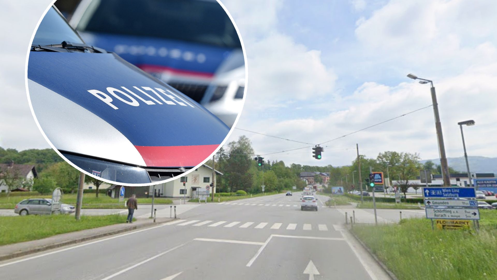 Erst kurz vor der Himmelreichkreuzung konnten die Beamten den Raser anhalten. (Symbolbild)