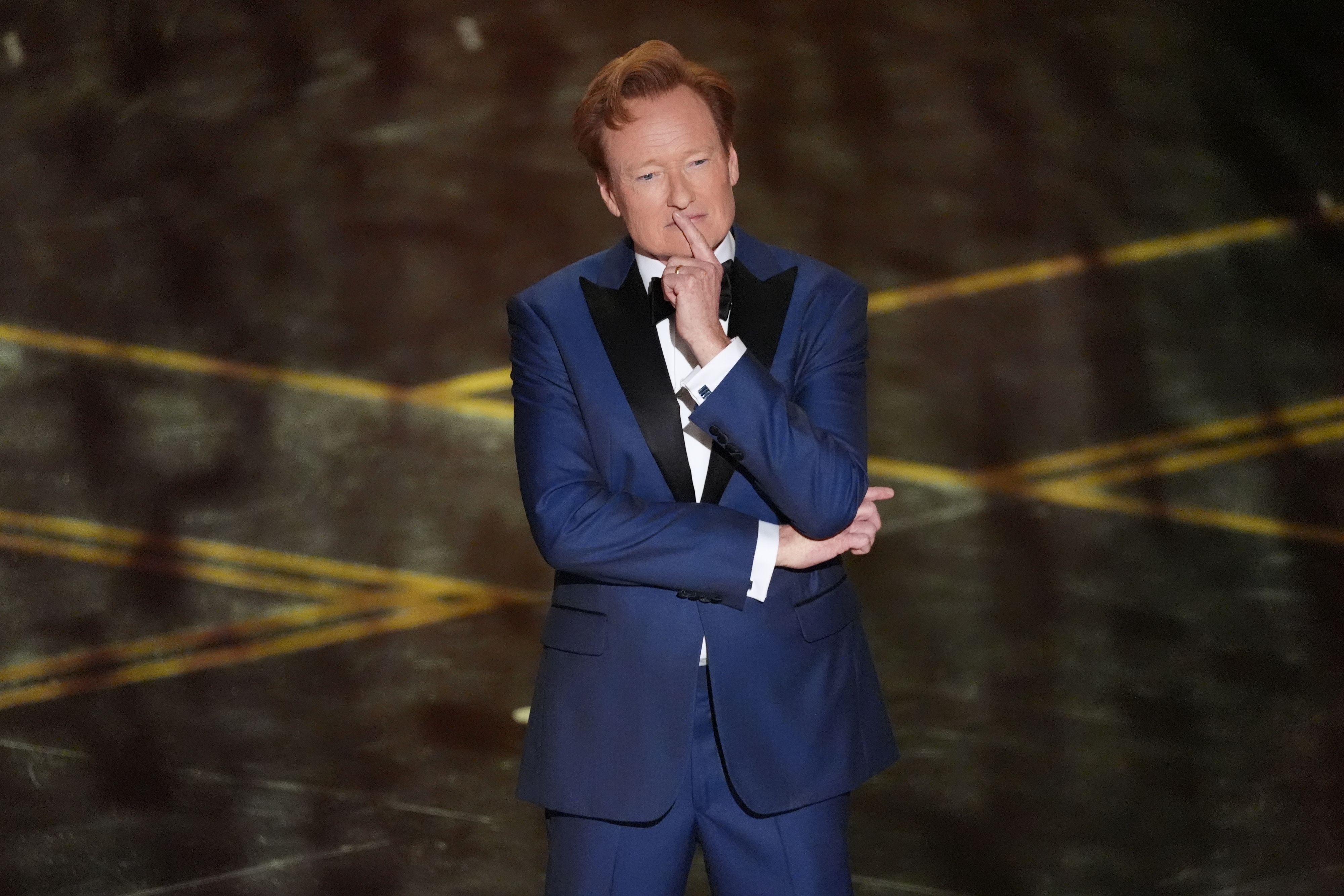 Conan O'Brien sparte nicht mit Spitzen.
