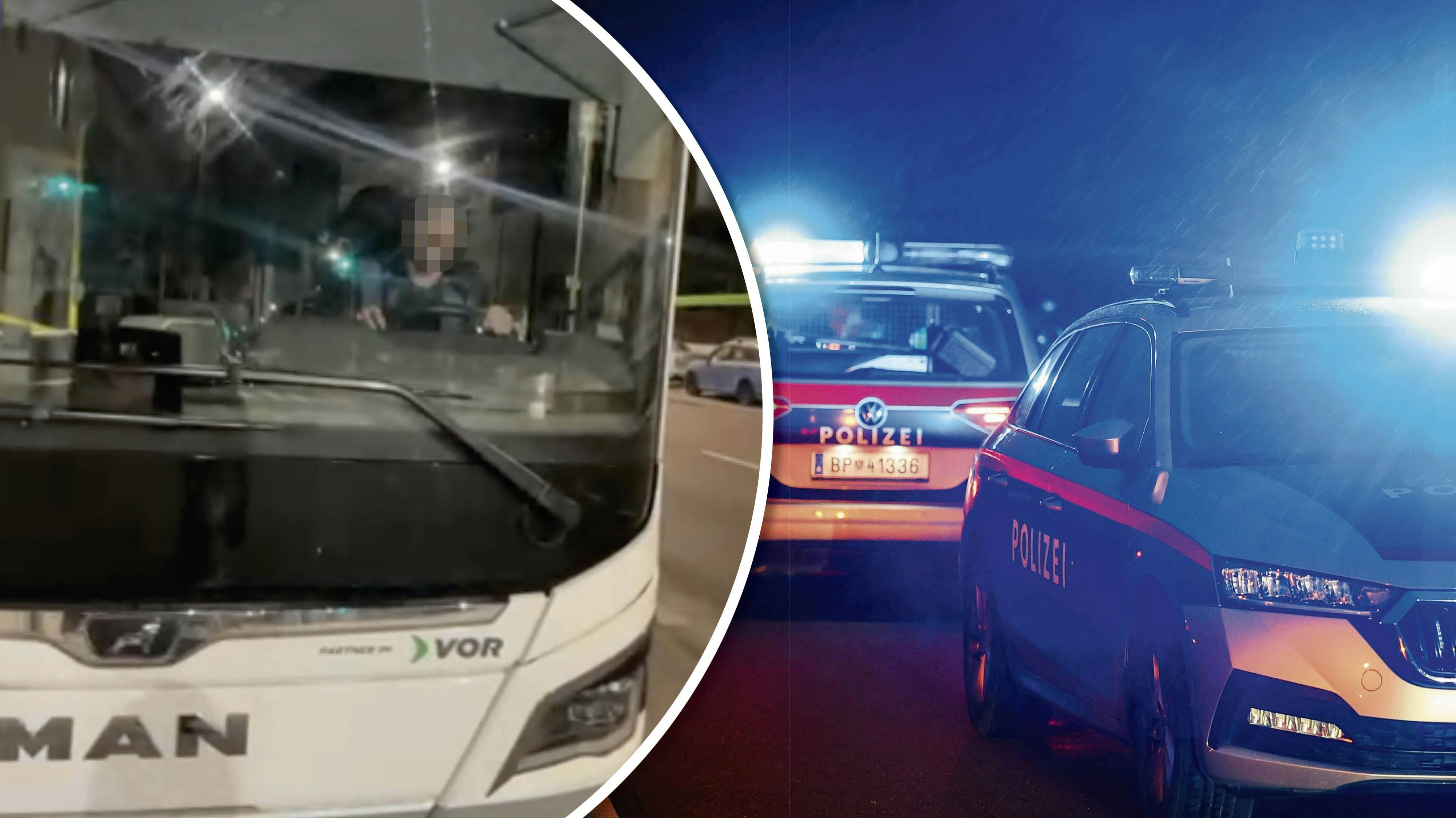 Heute.at - Vergessen, eingesperrt – Polizei rettet Andreas aus Bus