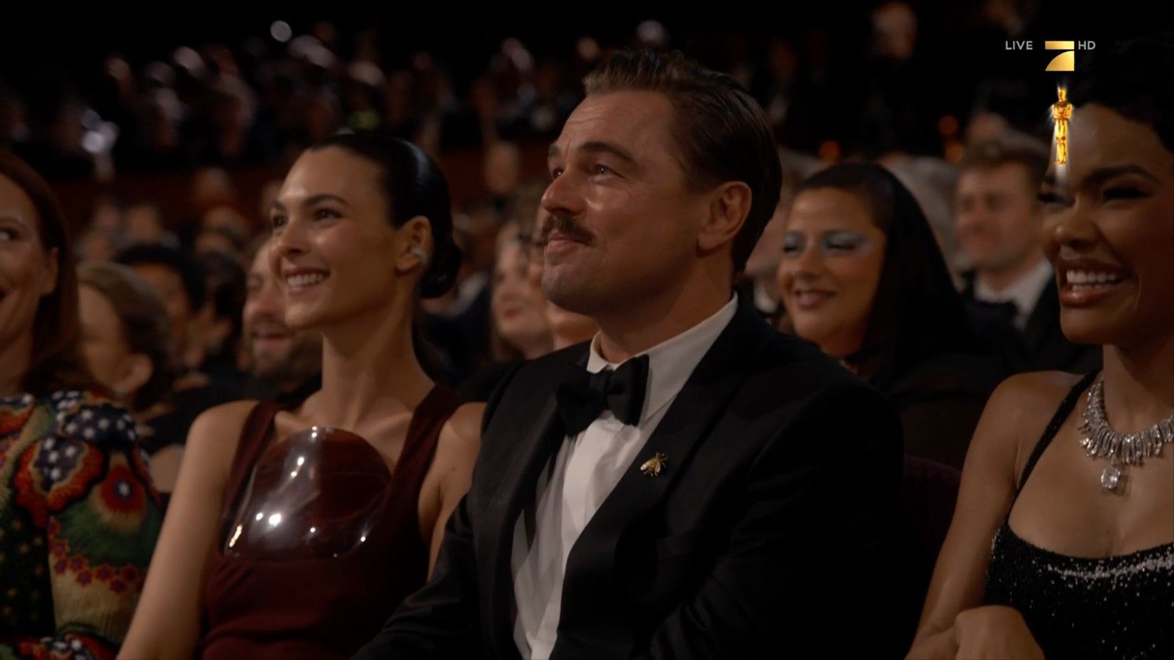 Vittoria Ceretti neben Leonardo DiCaprio.