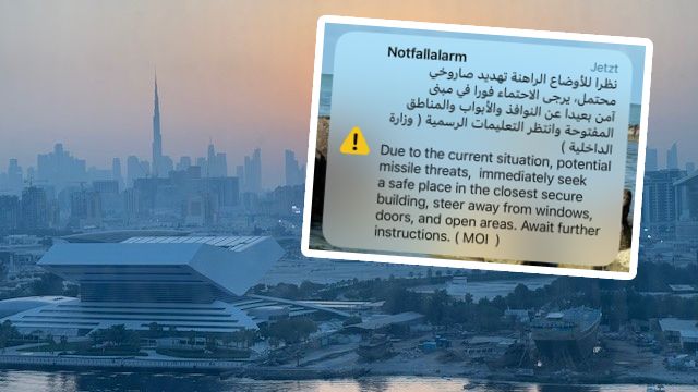 Das Ehepaar aus Österreich schildert die Situation in Dubai als psychisch extrem belastend.