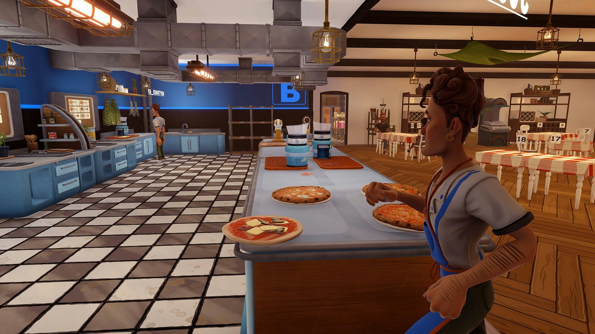 "Pizza Slice" punktet vor allem durch seine Mischung aus Simulation und hektischem Gameplay. 