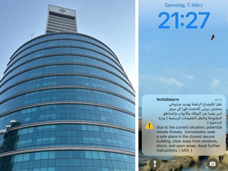 Zwischendurch musste das Ehepaar zur Sicherheit aus dem 19. in den 5. Stock umziehen.