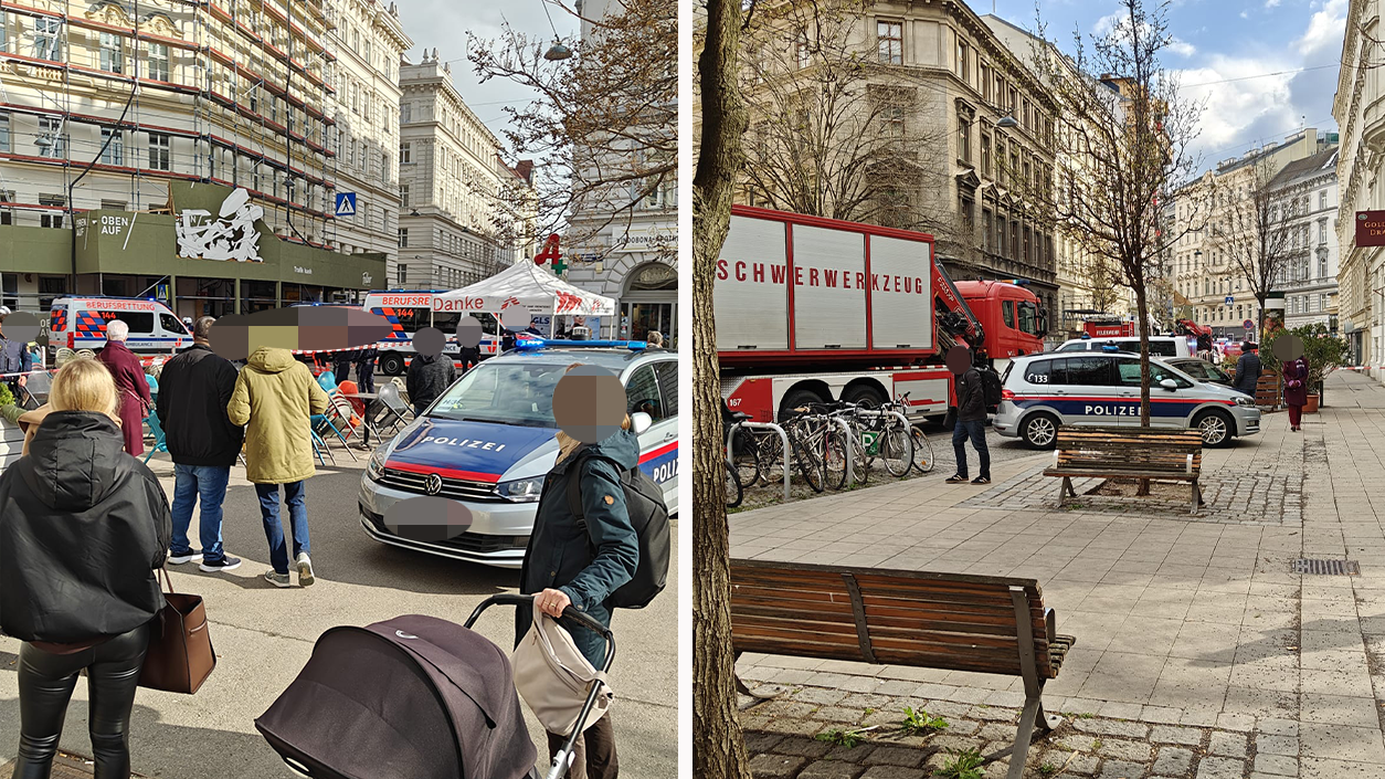 Heute.at - Großeinsatz in Wien! Schwerer Unfall bei Baustelle