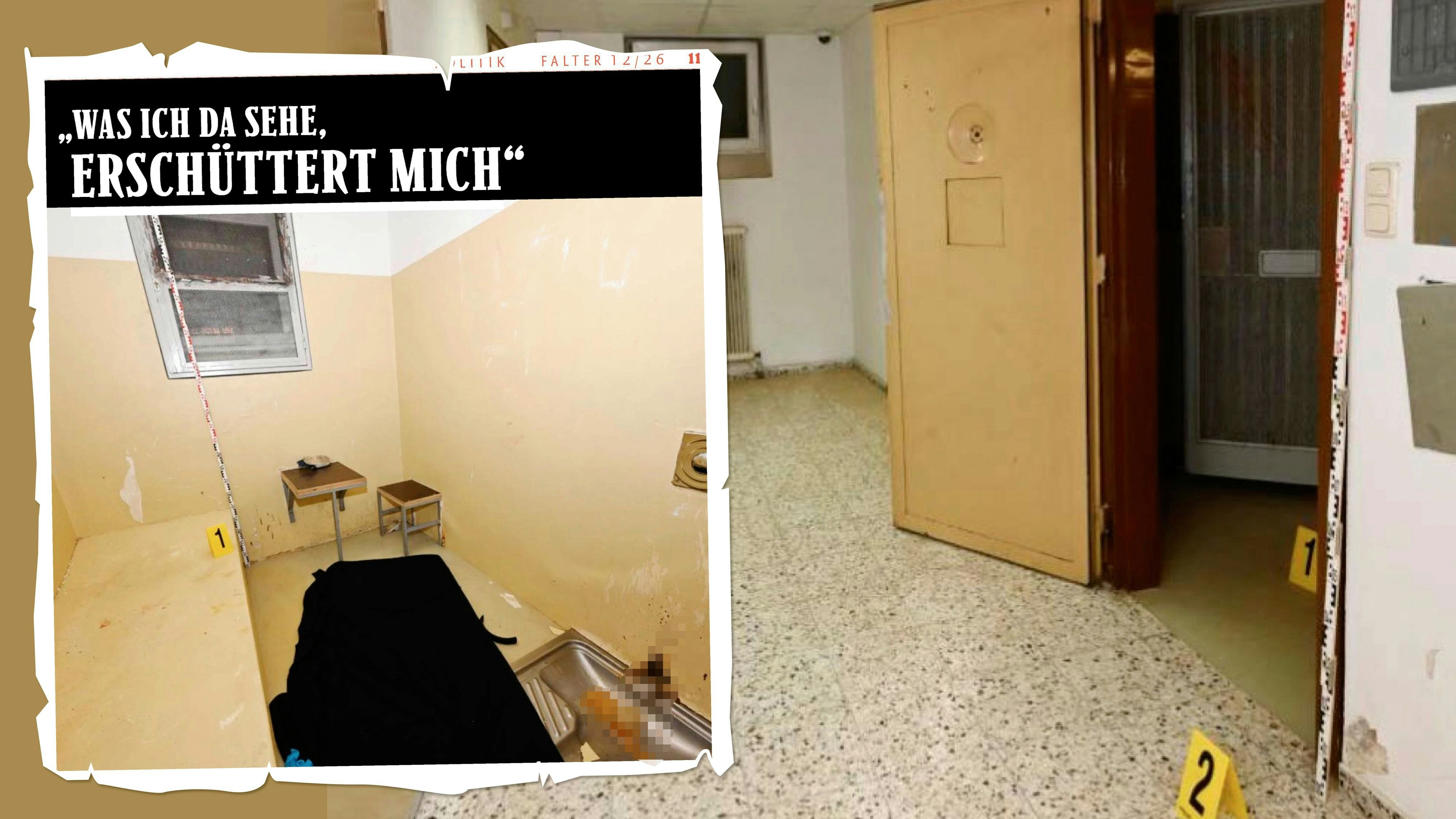 Heute.at - Schock-Bilder aus der Todeszelle von Skandal-Häf’n