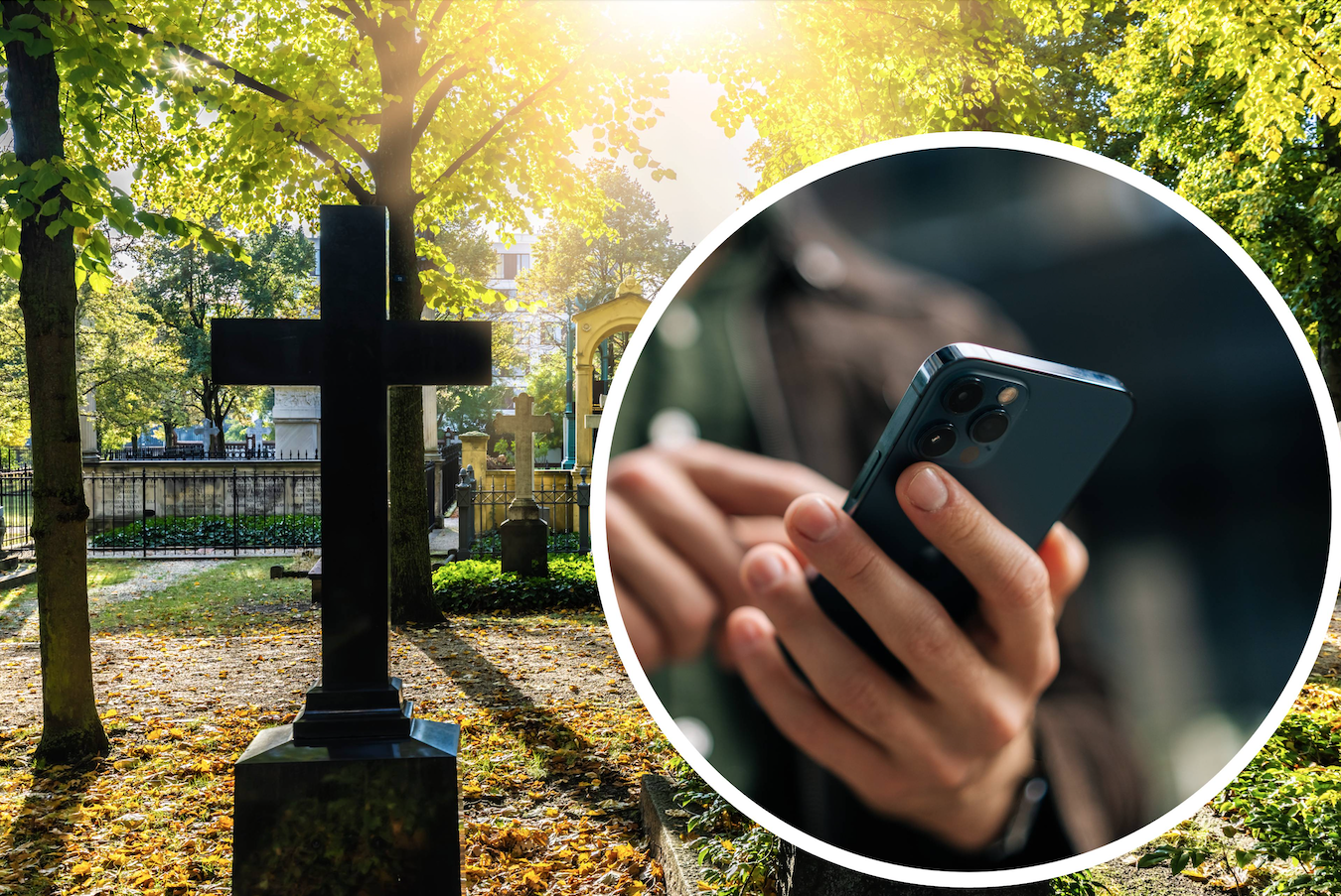 Die neue App soll Trauernden helfen, sich auf den steirischen Friedhöfen zurecht zu finden.