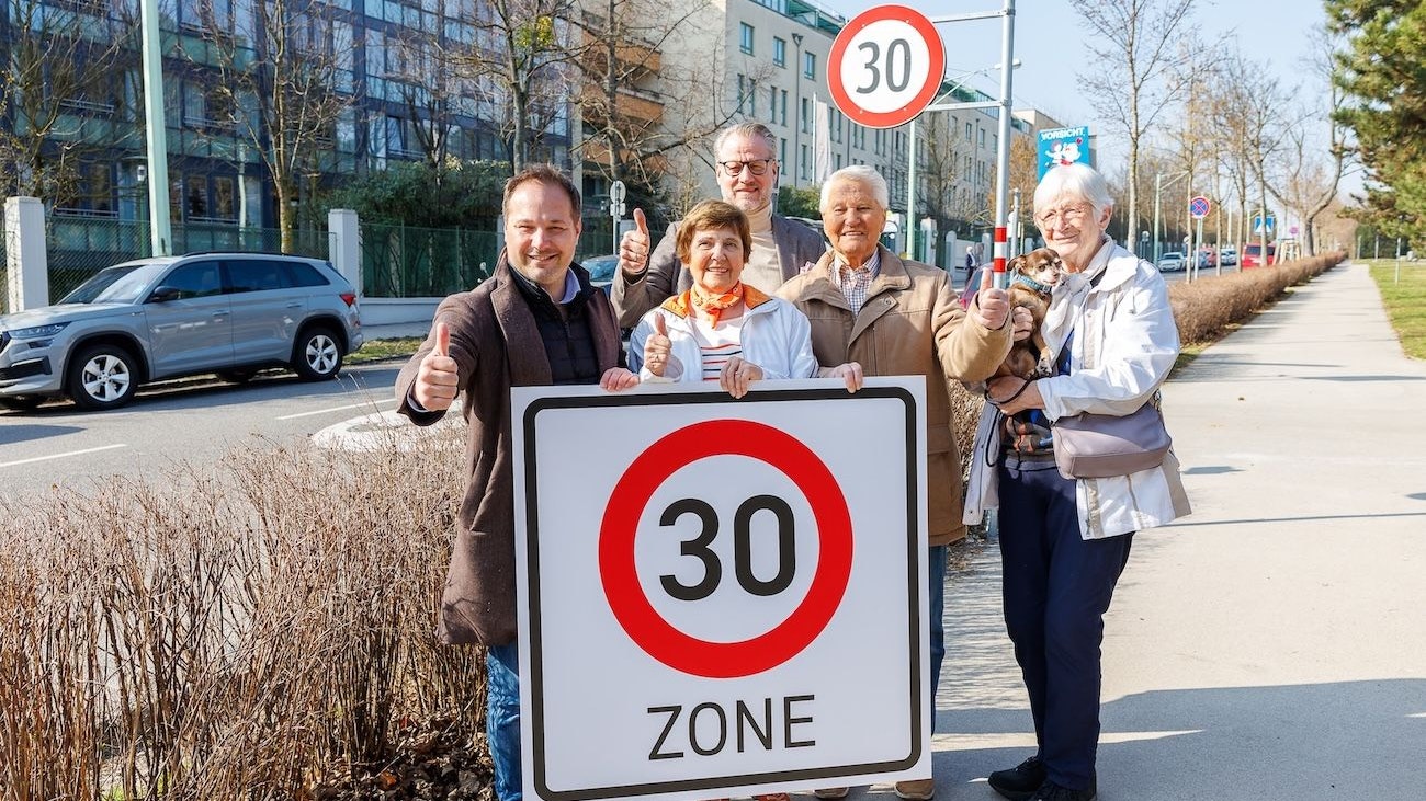 "30 ist das neue 50": Park Residenz Döbling erringt Tempo-Limit