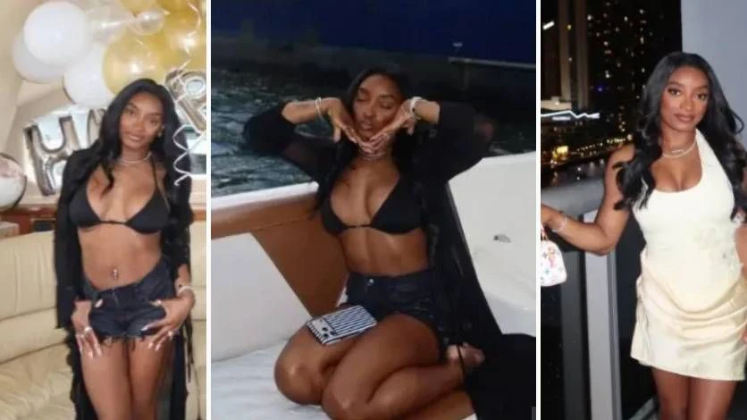 Simone Biles teilt ihre Party-Outfits.