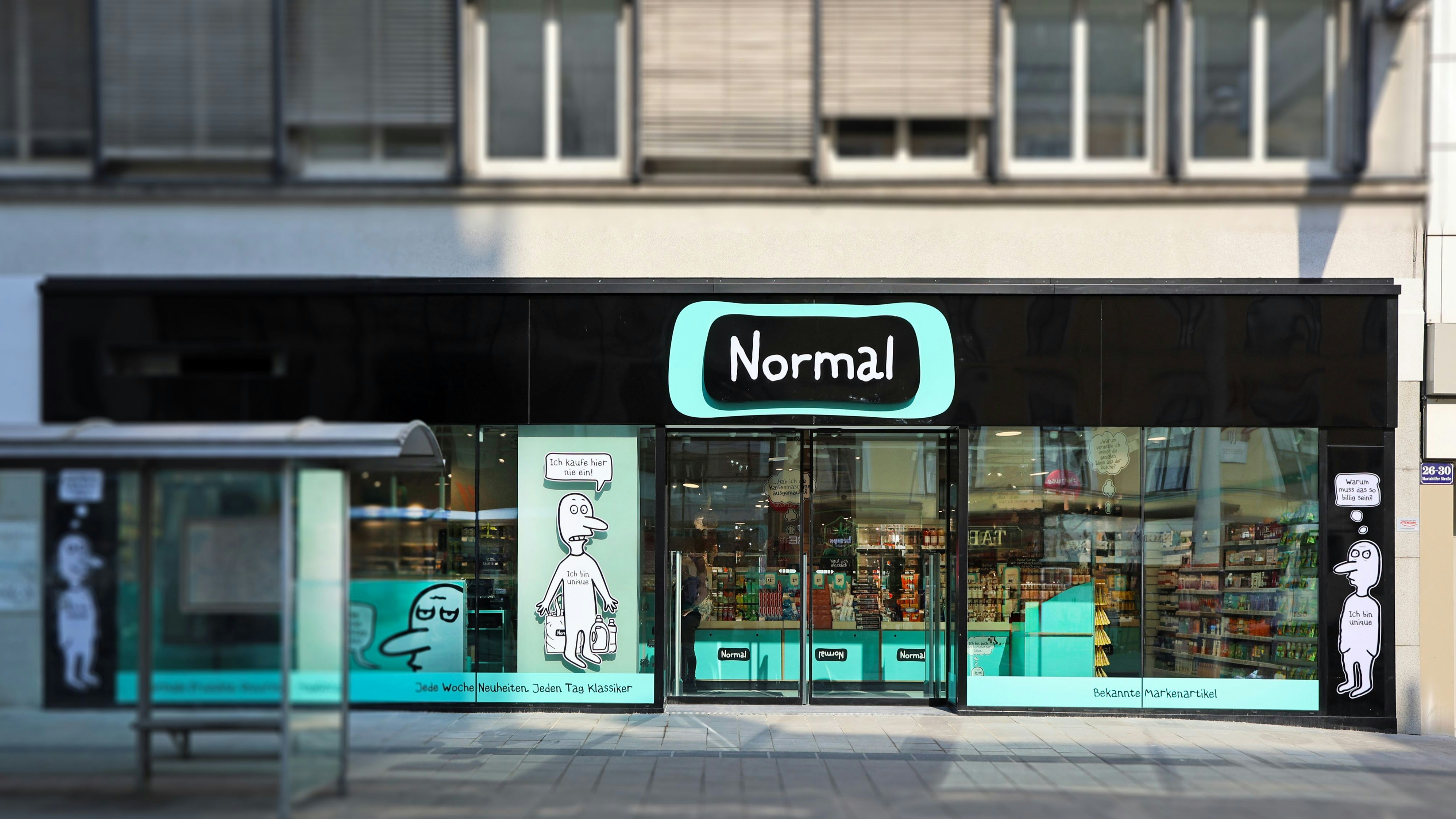 Neuer "Normal"-Store auf der Mariahilfer Straße 32.
