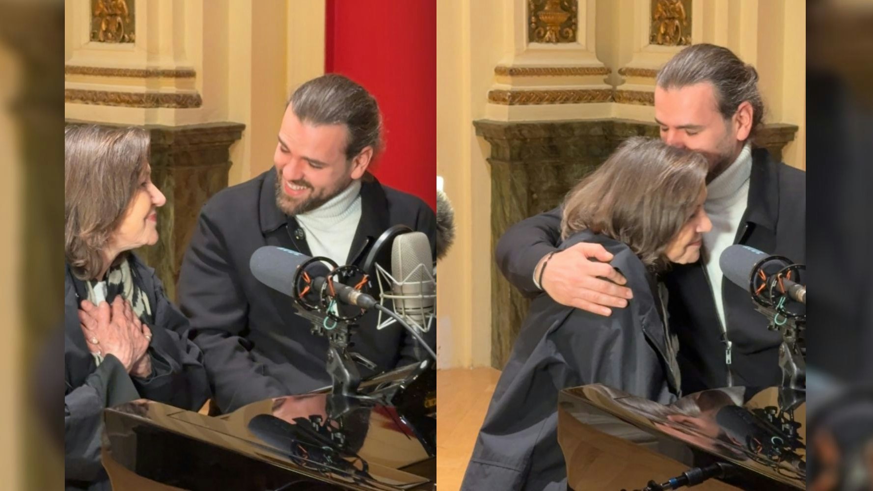 Sidrit Vokshi trifft Maria Bill und busserlt sie gleich ab.