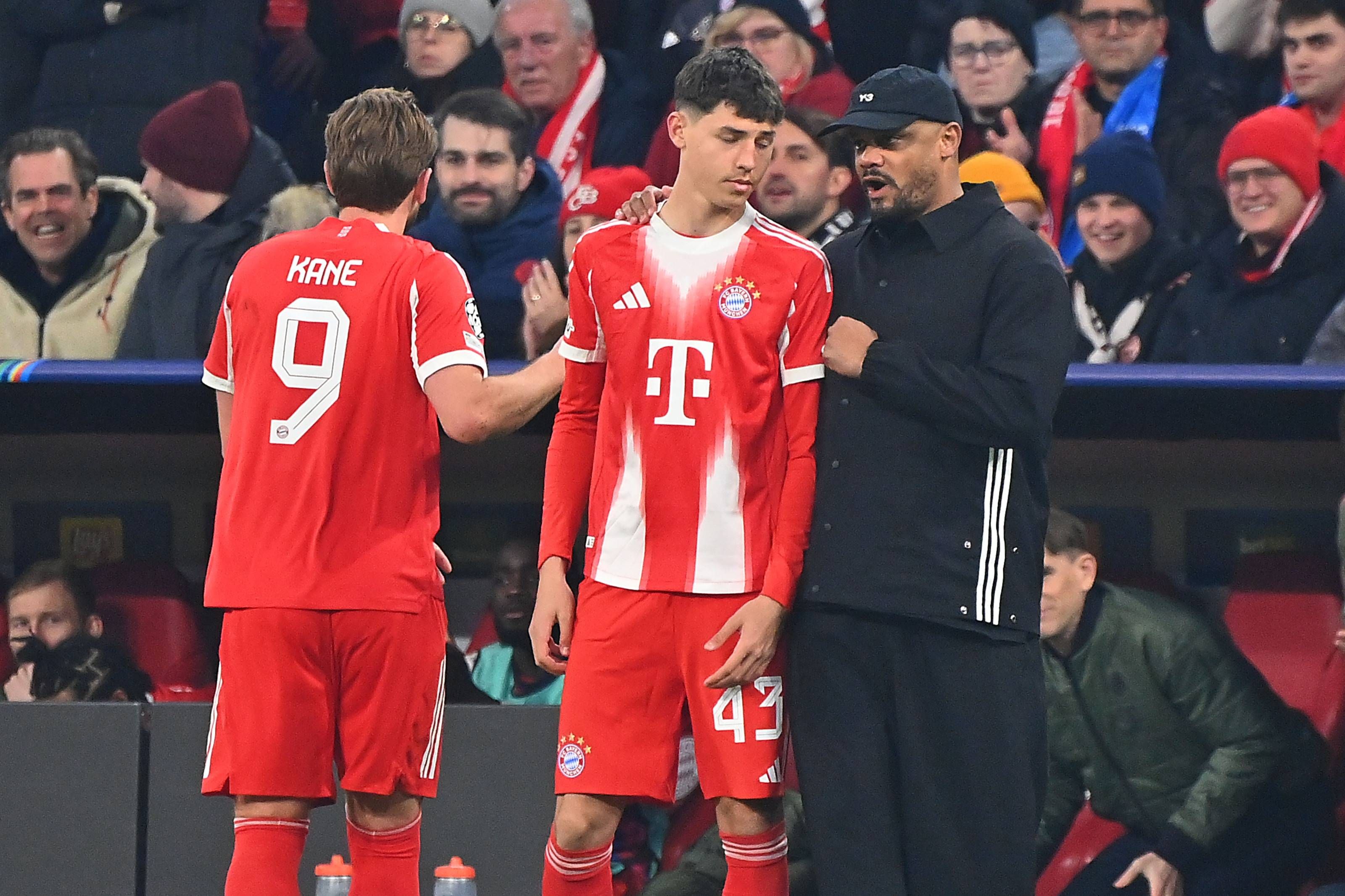 Harry Kane, Filip Pavic und Vincent Kompany.