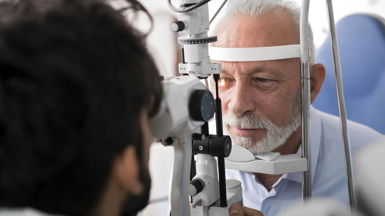 Doctor Checking Patient's Eyes