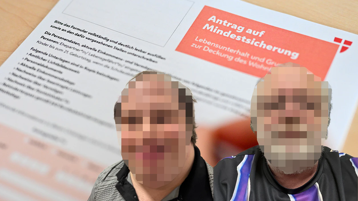 Thomas und sein Sohn warten bereits Monate auf die Auszahlung der Mindestsicherung.