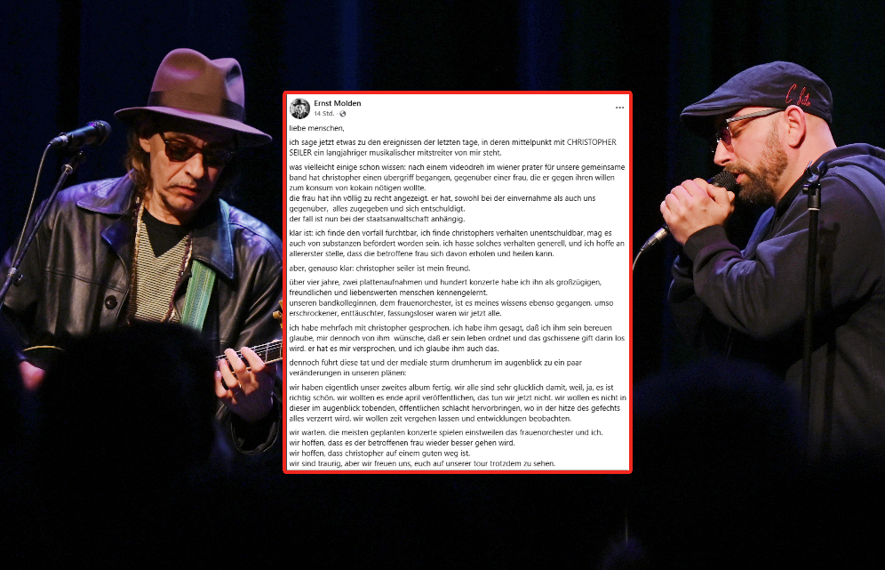 Ernst Molden ist ein Kollege und Freund von Christopher Seiler und äußerte sich in einem Facebook-Posting zu dem Vorfall.