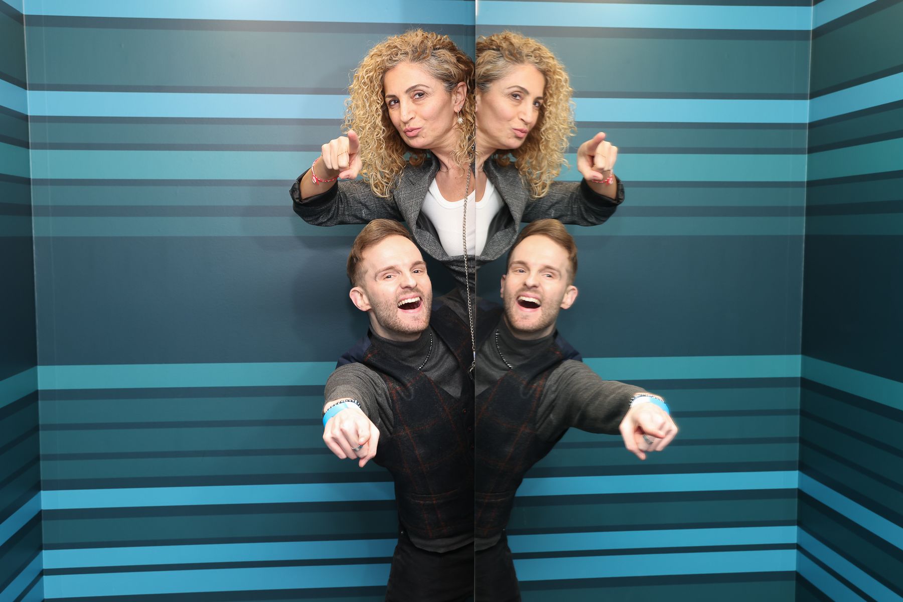 Eser Akbaba und Herby Stanonik im Symmetry Room.