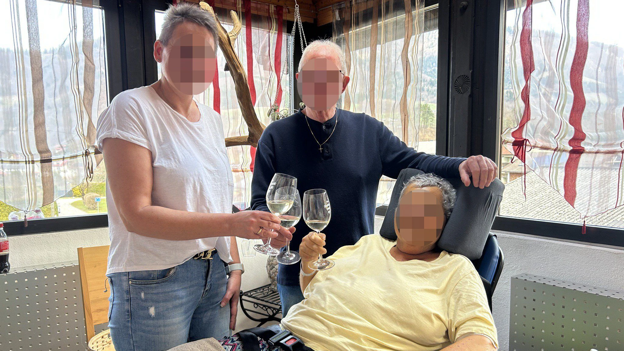 Ein letztes Glaserl und ein feines Essen: Kurz nach dem Treffen starb Eveline .