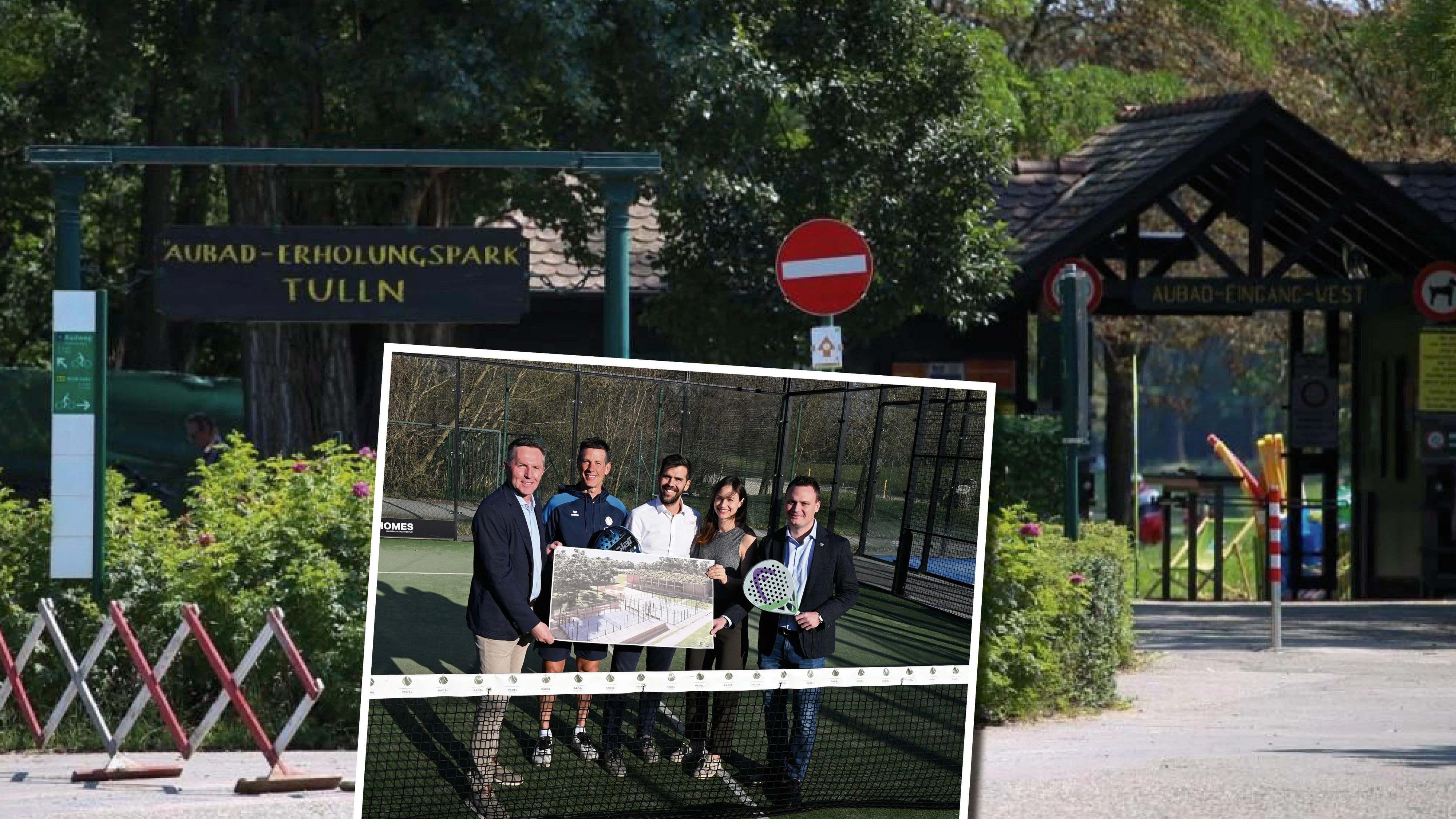 Heute.at - Padel! Trend-Sportart zieht bald im Aubad Tulln ein