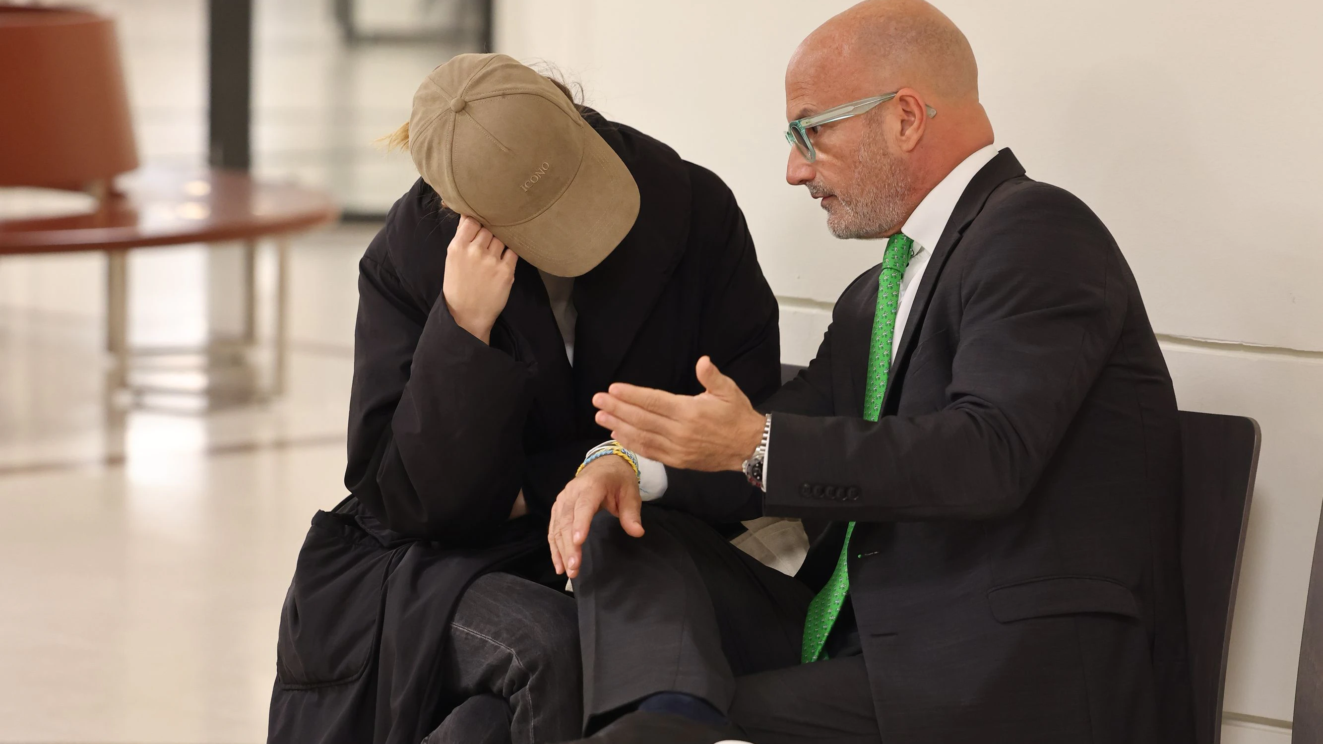 Letzte Beratung vor dem Prozess.