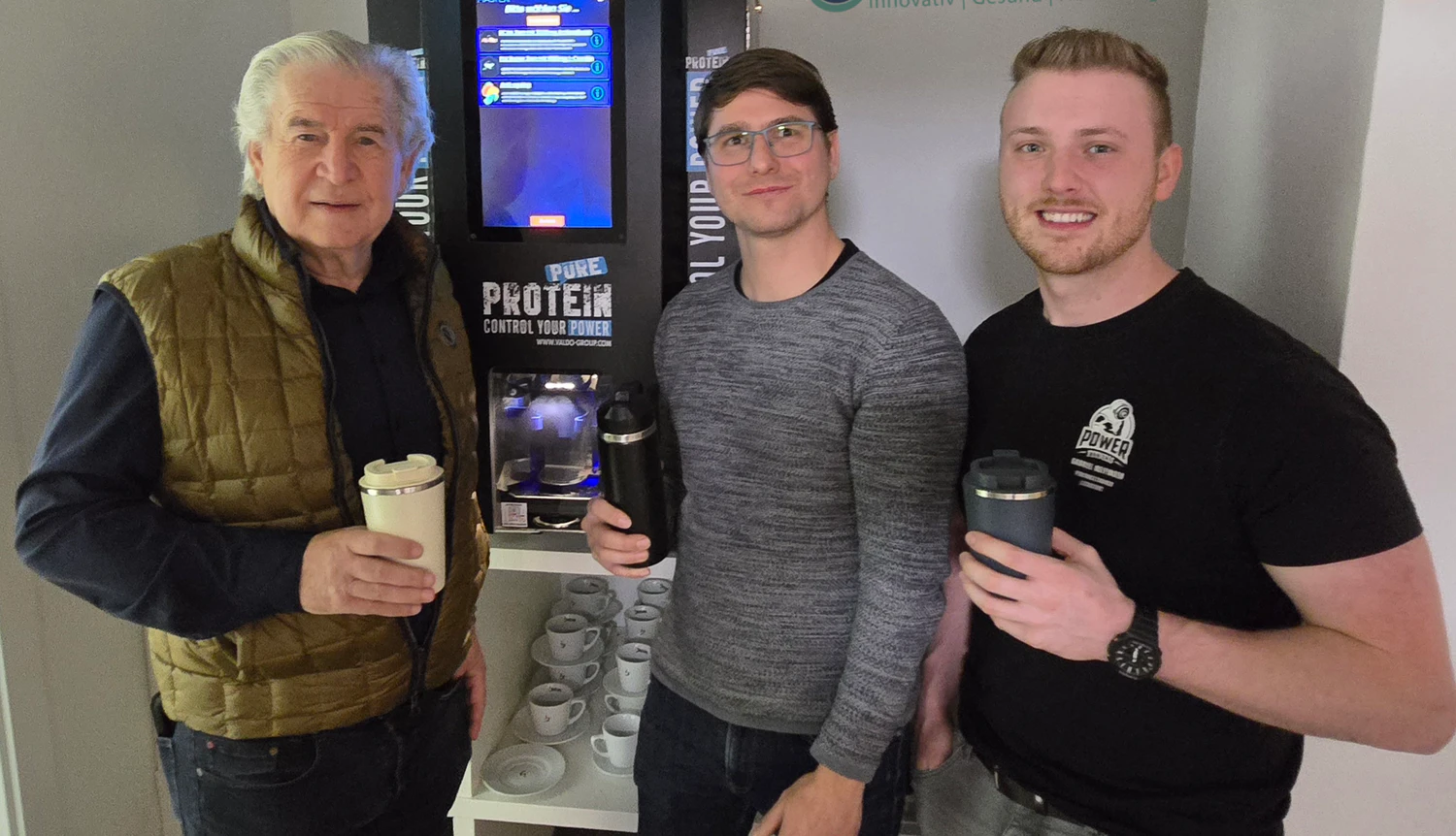 Die Gesellschafter – v.l.: Vrecun, Aumair, und Reifinger