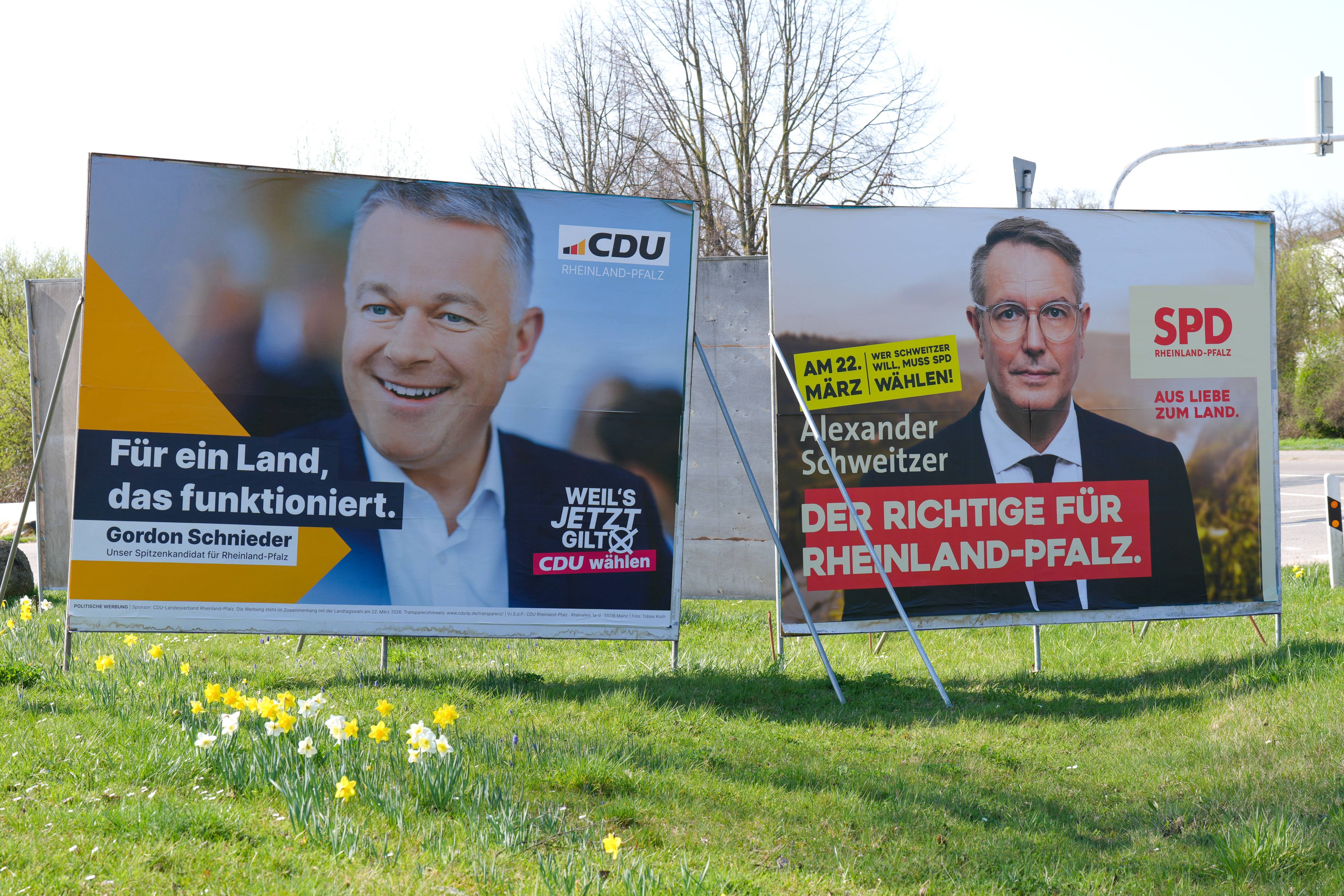 Bei der Wahl in Rheinland-Pfalz wird ein enges Rennen zwischen CDU und SPD erwartet.