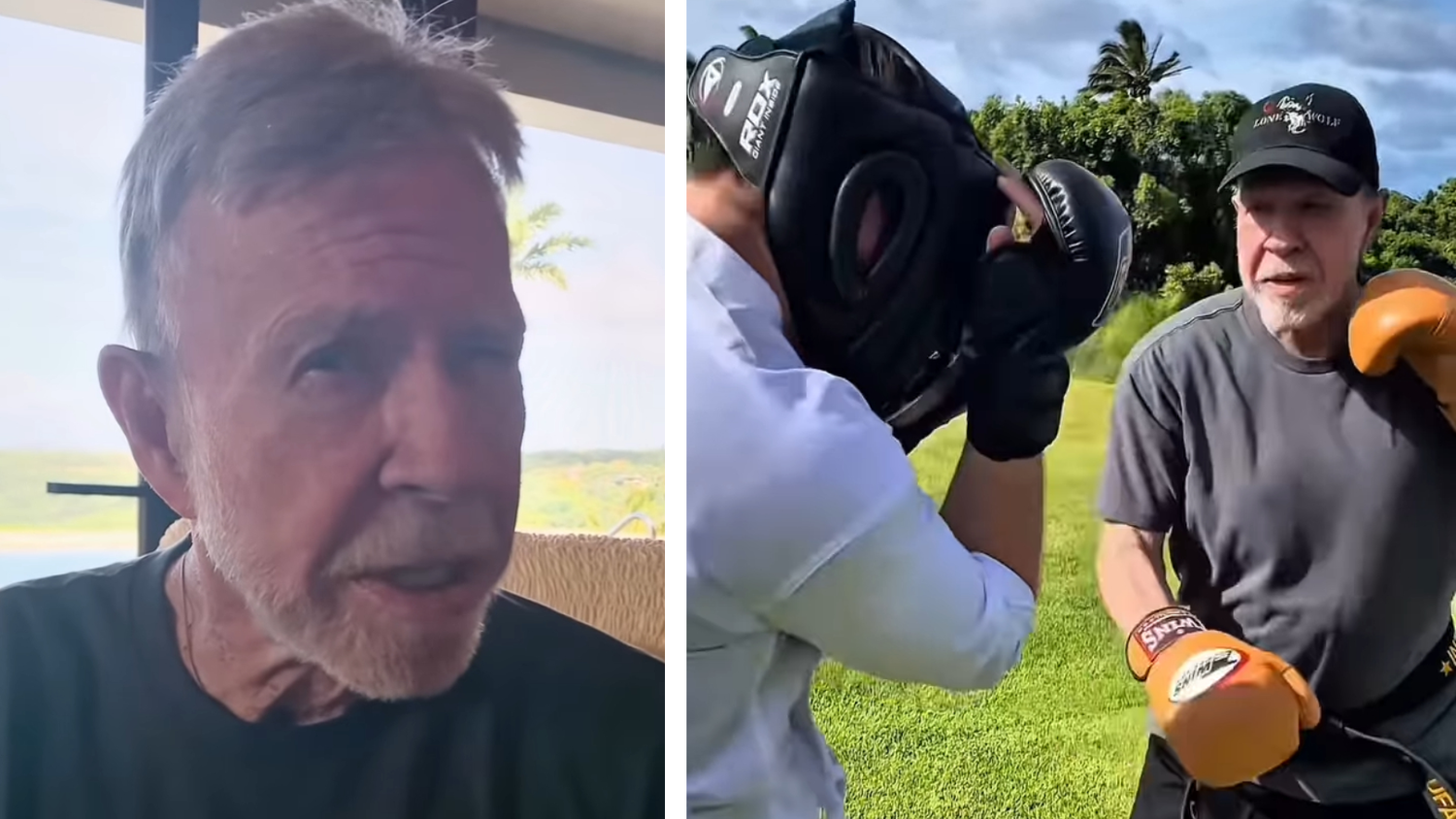 Chuck Norris sportelte bis zu seinem Tod.