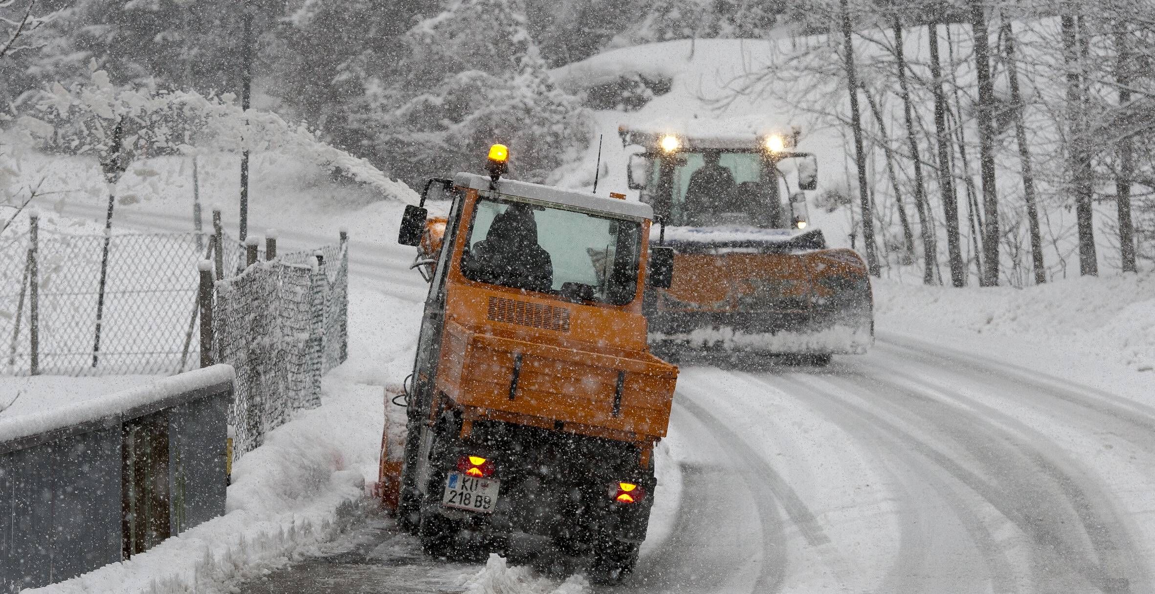 Heute.at - Große Schneemengen – Winter-Wahnsinn in Österreich