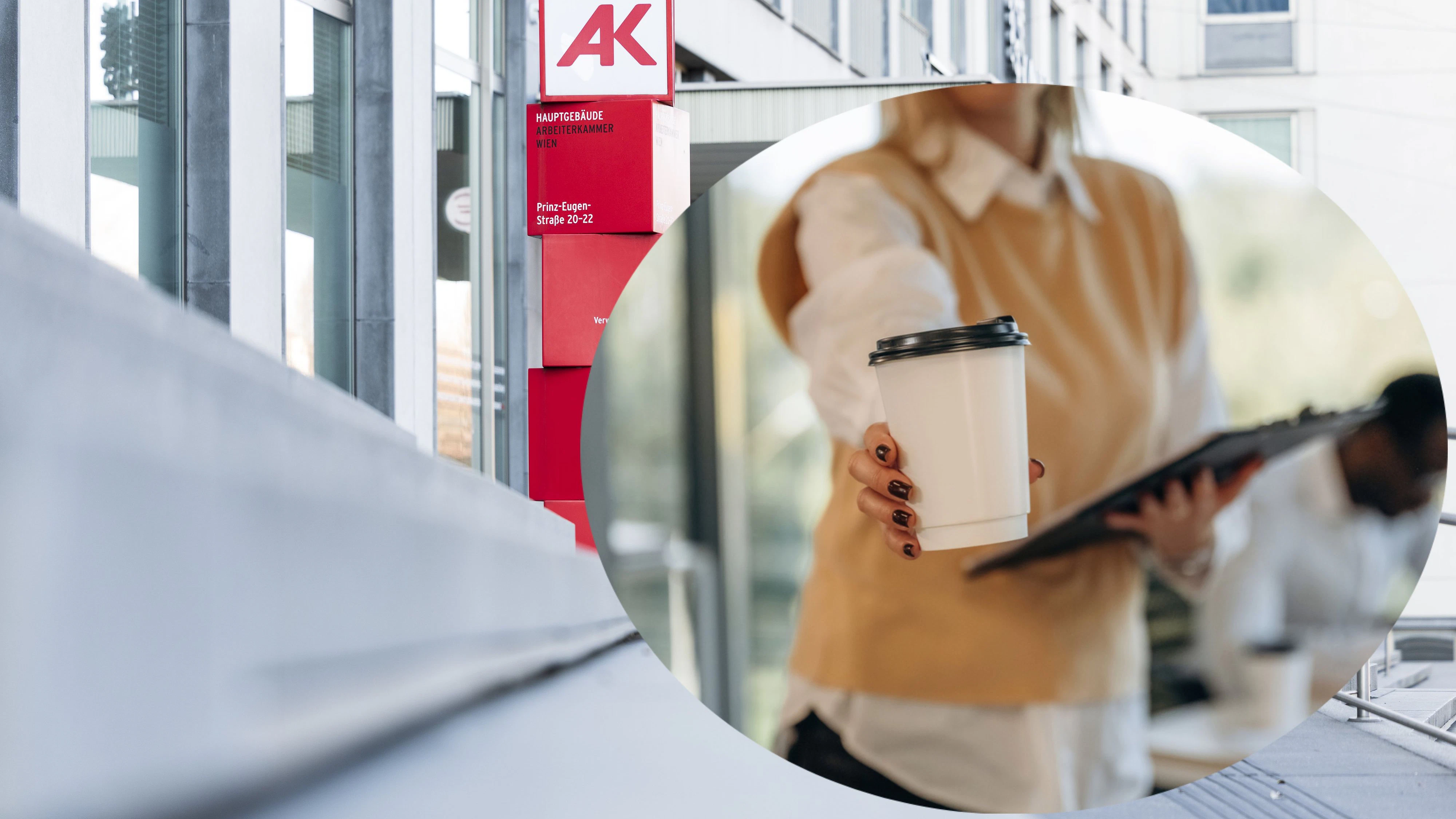 Eine Frau serviert Kaffee im Büro – genau solche Rollenklischees stehen im aktuellen Fall im Zentrum der Kritik.