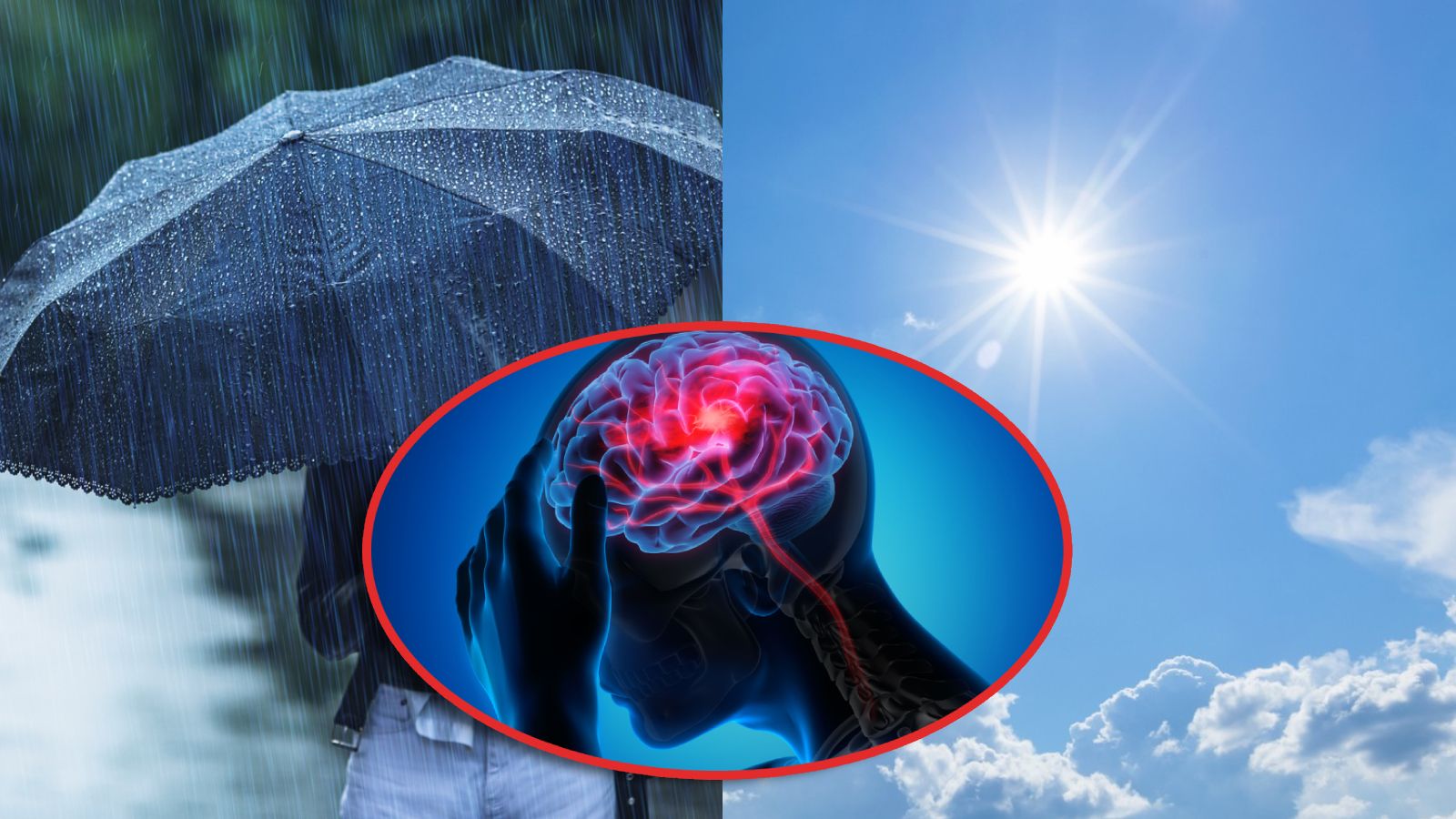 Rasche Wetterwechsel erhöhen das Risiko für Hirnschläge deutlich.